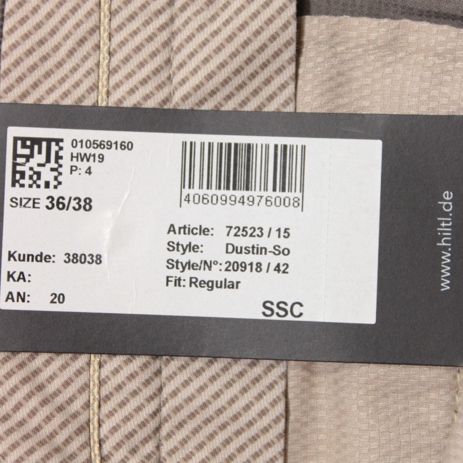 Hiltl Hiltl New with tags Chino Size 36 US In Gray Size US 36 / EU 52 - 4 Thumbnail