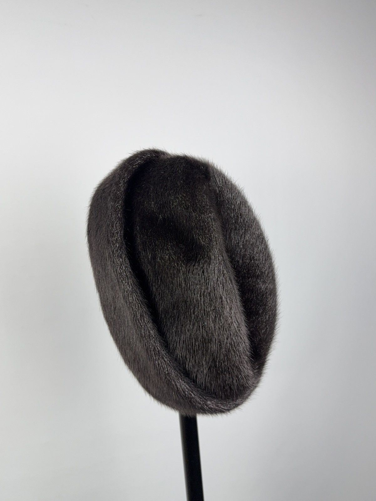Japanese Brand Vintage Swedish Mink Fur Hat E. Fritsche Appenzell Wmns S-M Size ONE SIZE - 8 Thumbnail