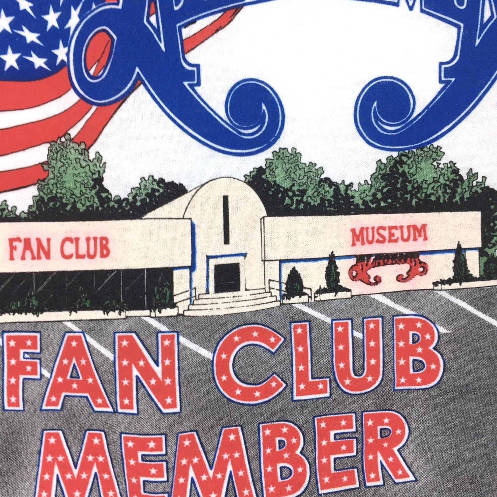 Fanci Club VINTAGE Alabama FAN CLUB CONCERT T-Shirt L/XL Selec-T Short Sleeve Crew Neck Mens White 80s Band Rock Size US L / EU 52-54 / 3 - 3 Thumbnail