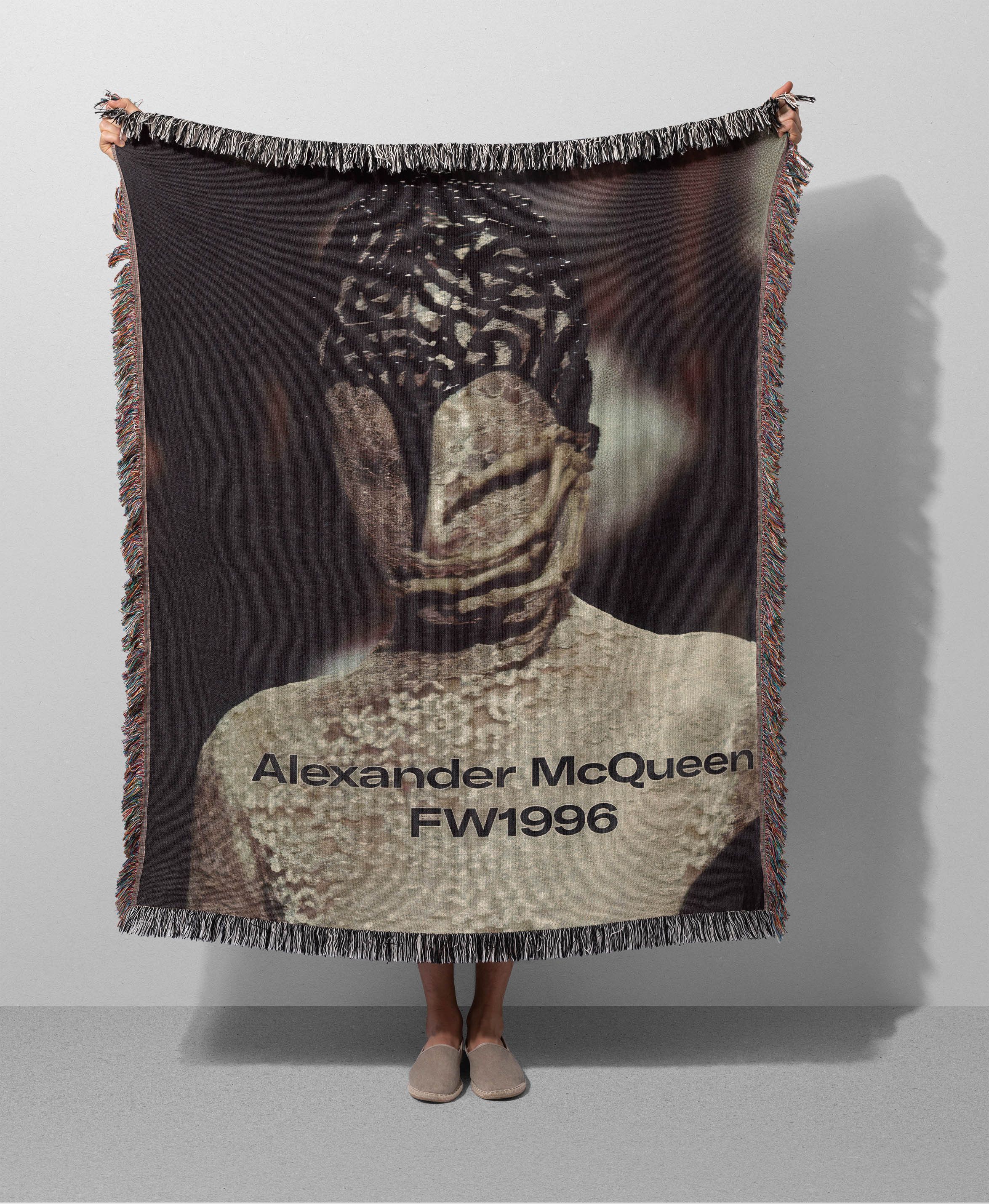 Alexander McQueen Alexander McQueen Blanket Woven Art Poster Fashion Gift Logo Size ONE SIZE - 2 Thumbnail