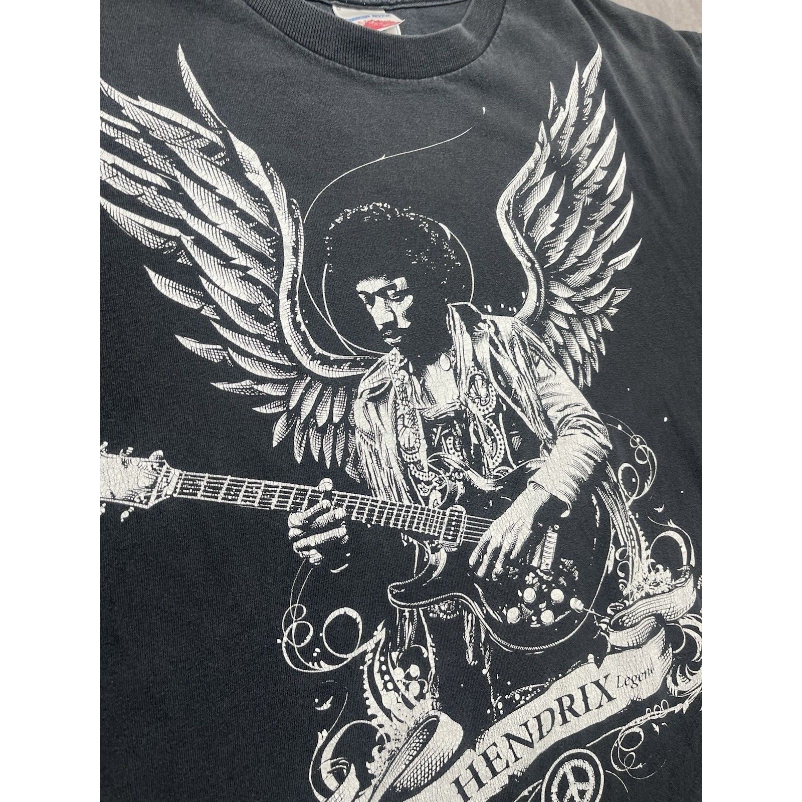 Other VTG 2007 Jimi Hendrix T-Shirt The Legend Angel Wings Guitar Size US XL / EU 56 / 4 - 5 Thumbnail