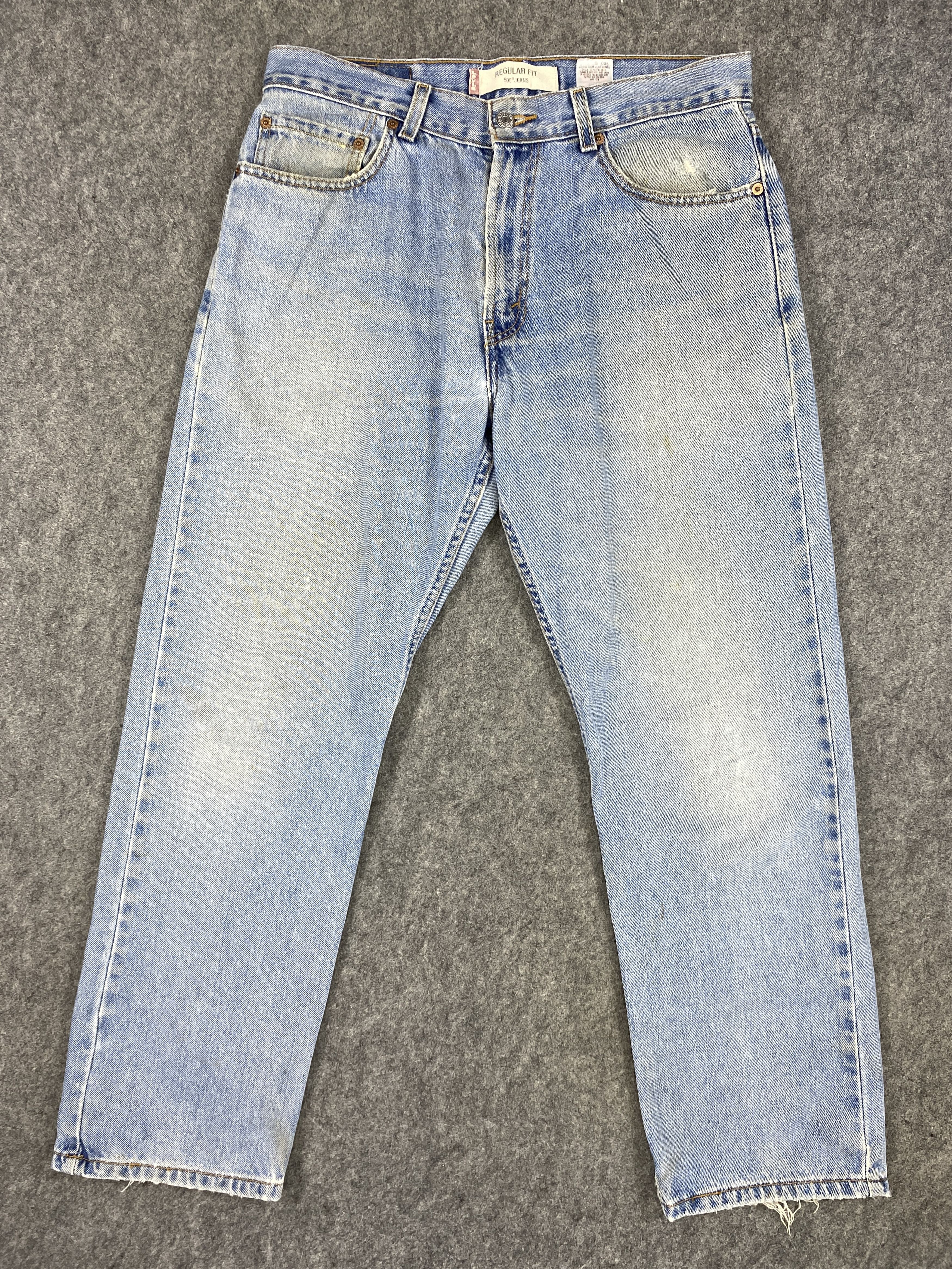 Levi's Blue Wash Vintage Levi's 505 Jeans 33x29 Denim -JN1275 Size US 33 - 1 Thumbnail