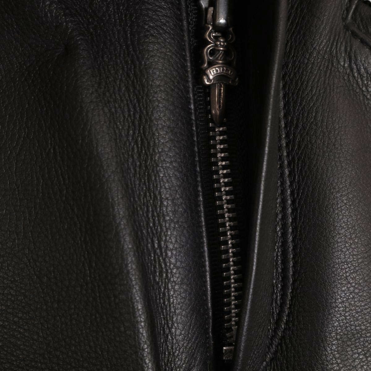 Chrome Hearts Chrome Hearts Flare Knee Leather Pants Size US 27 - 5 Thumbnail