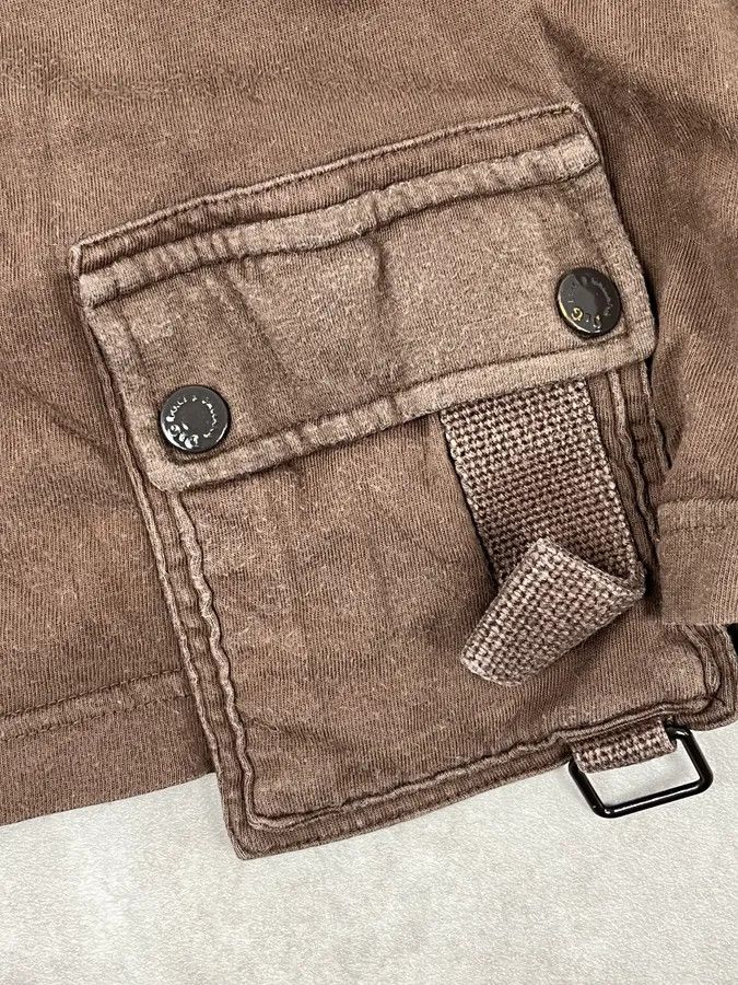 Dolce & Gabbana SS2003 Dolce & Gabbana Brown Combat Utility Longsleeve Size US S / EU 44-46 / 1 - 9 Thumbnail