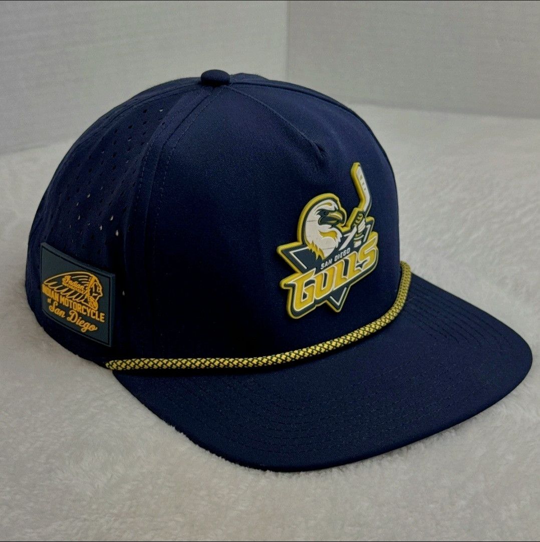 Other San Diego Gulls hockey team hat with Indian Motorcycles Size ONE SIZE - 1 Thumbnail