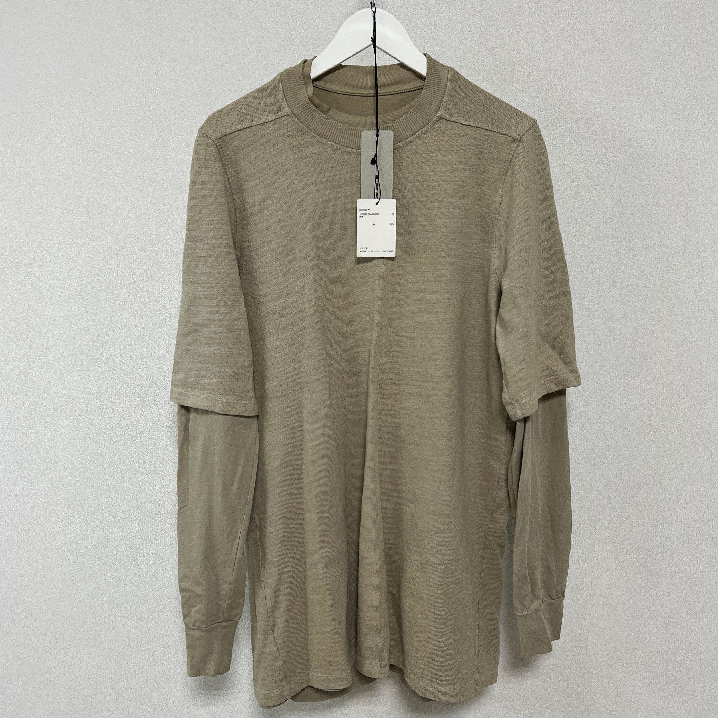 Rick Owens Rick Owens 18FW DRKSHDW Hustler Layered Long Sleeve T-Shirt Size US XS / EU 42 / 0 - 3 Thumbnail
