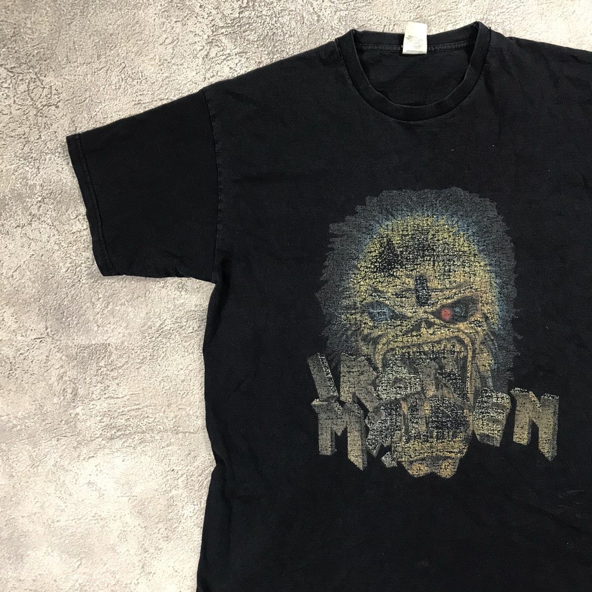 Vintage Vintage 90s Sun Faded Graphic Tee Dark Horror Grunge Slim XL Size US XL / EU 56 / 4 - 3 Thumbnail