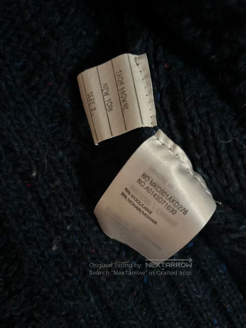 Thom Browne Thom Browne Mohair wool textured sweater Size US M / EU 48-50 / 2 - 4 Thumbnail