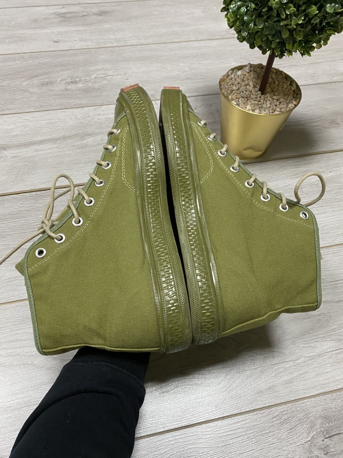Acne Studios Acne Studios logos high sneakers shoes converse style Size US 10 / EU 43 - 6 Thumbnail