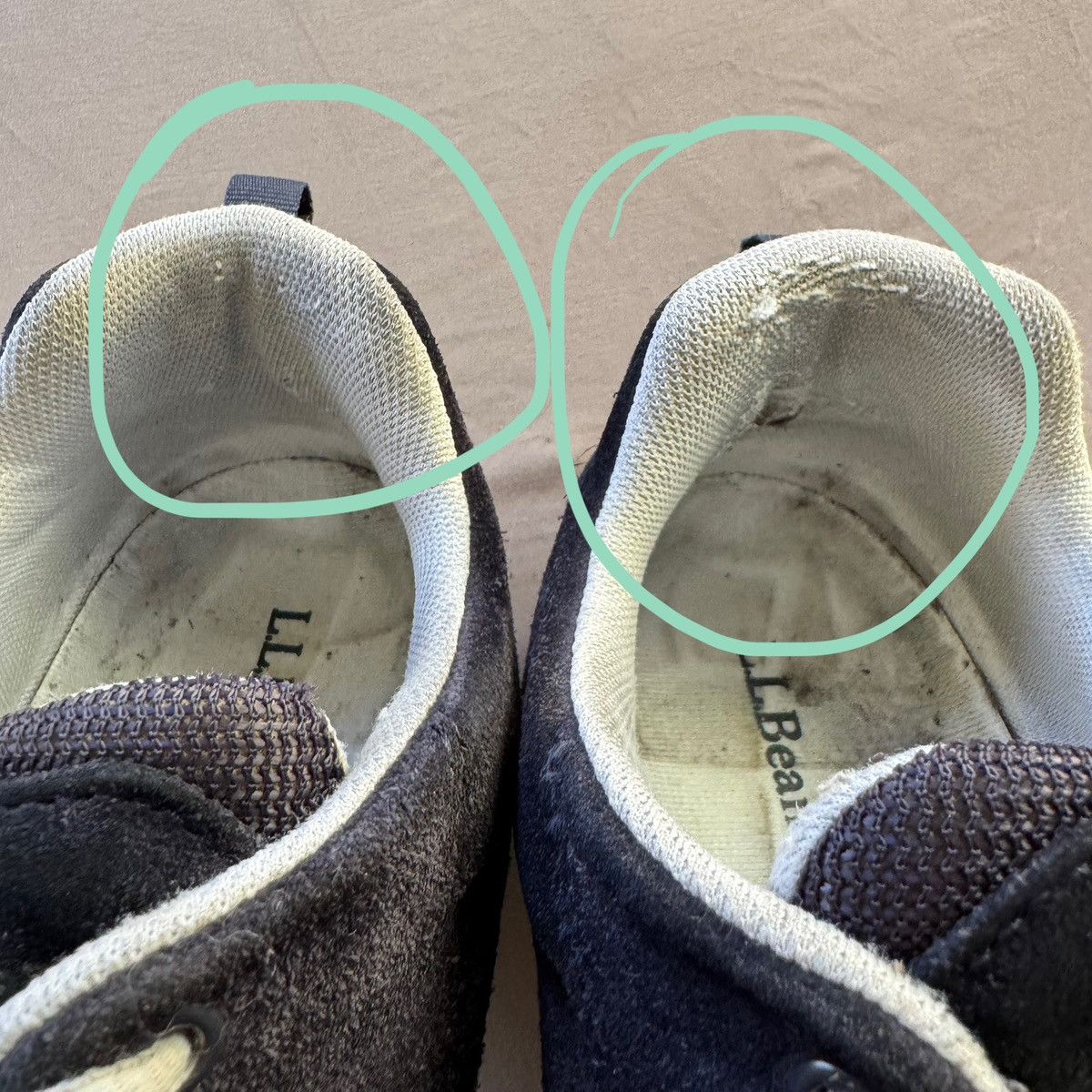 L.L. Bean L.L. Bean Suede Mesh Comfort Fitness Walking Sneakers Size US 11.5 / EU 44-45 - 5 Thumbnail