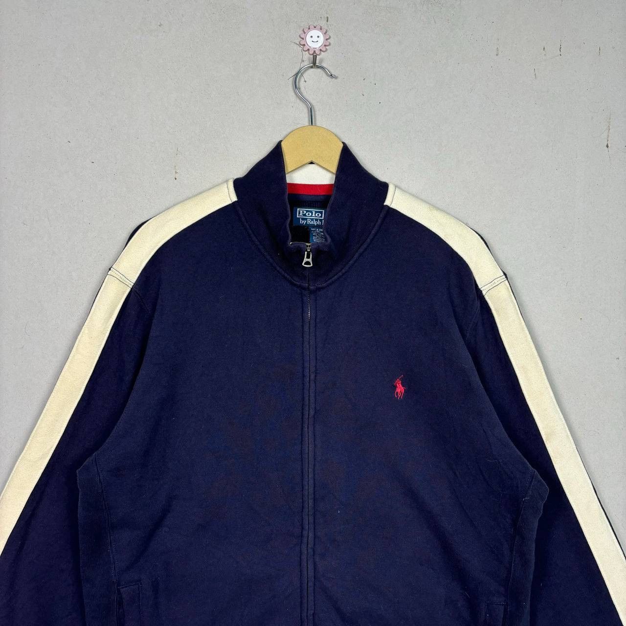 Polo Ralph Lauren Polo Ralph Lauren Navy Blue Zipper Sweater Jacket Size US XL / EU 56 / 4 - 4 Thumbnail