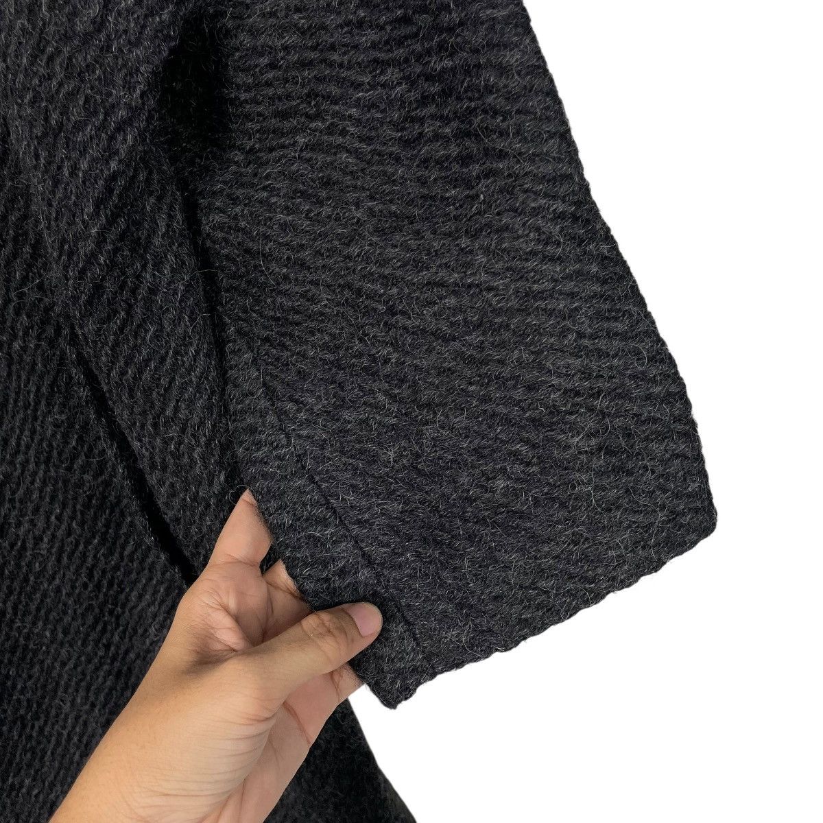 Japanese Brand Ramosport Double Breasted Wool Overcoat Size S / US 4 / IT 40 - 14 Thumbnail