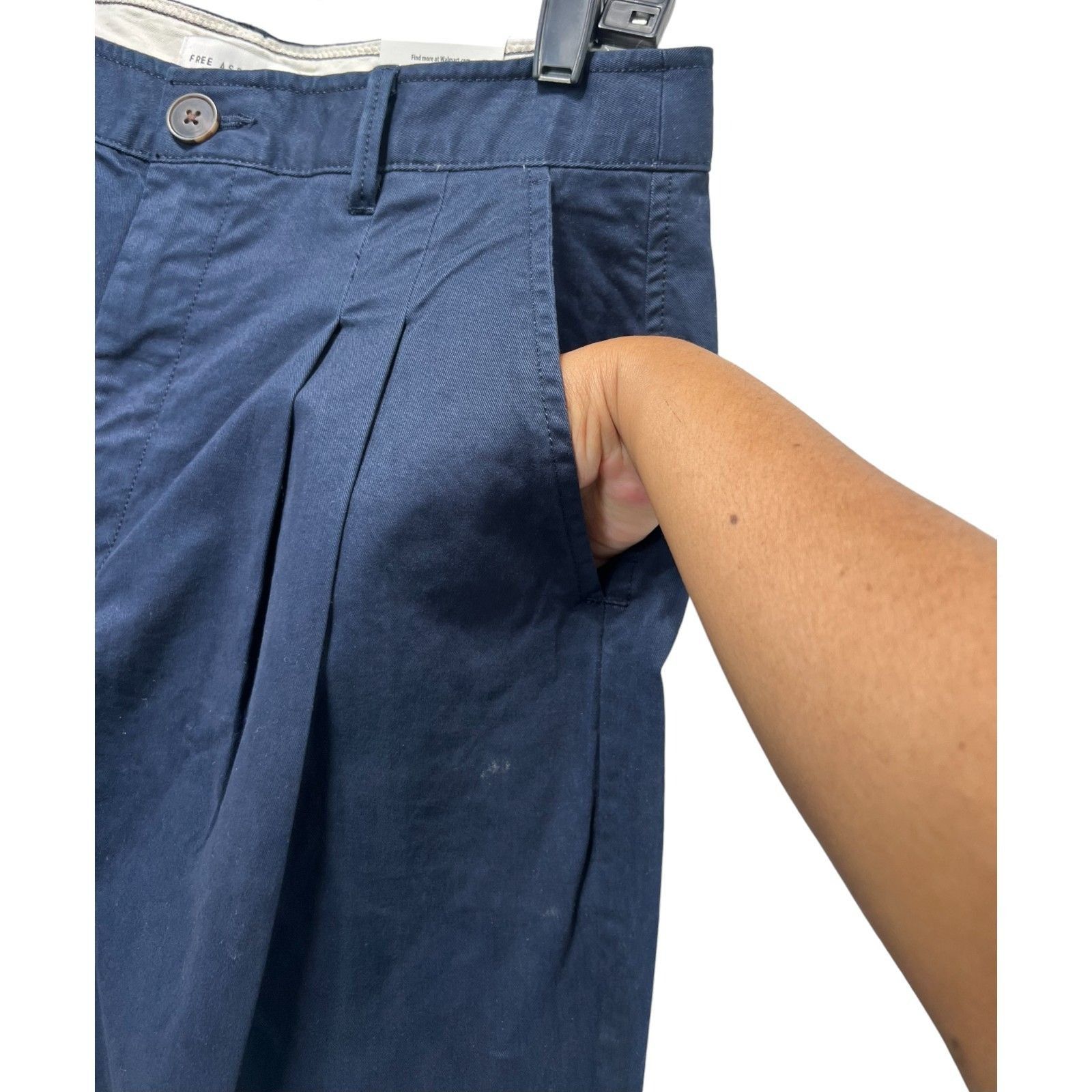 Other Free Assembly - Women's Wide Leg Chino Pants - Blue - 8 Size 30" / US 8 / IT 44 - 18 Thumbnail