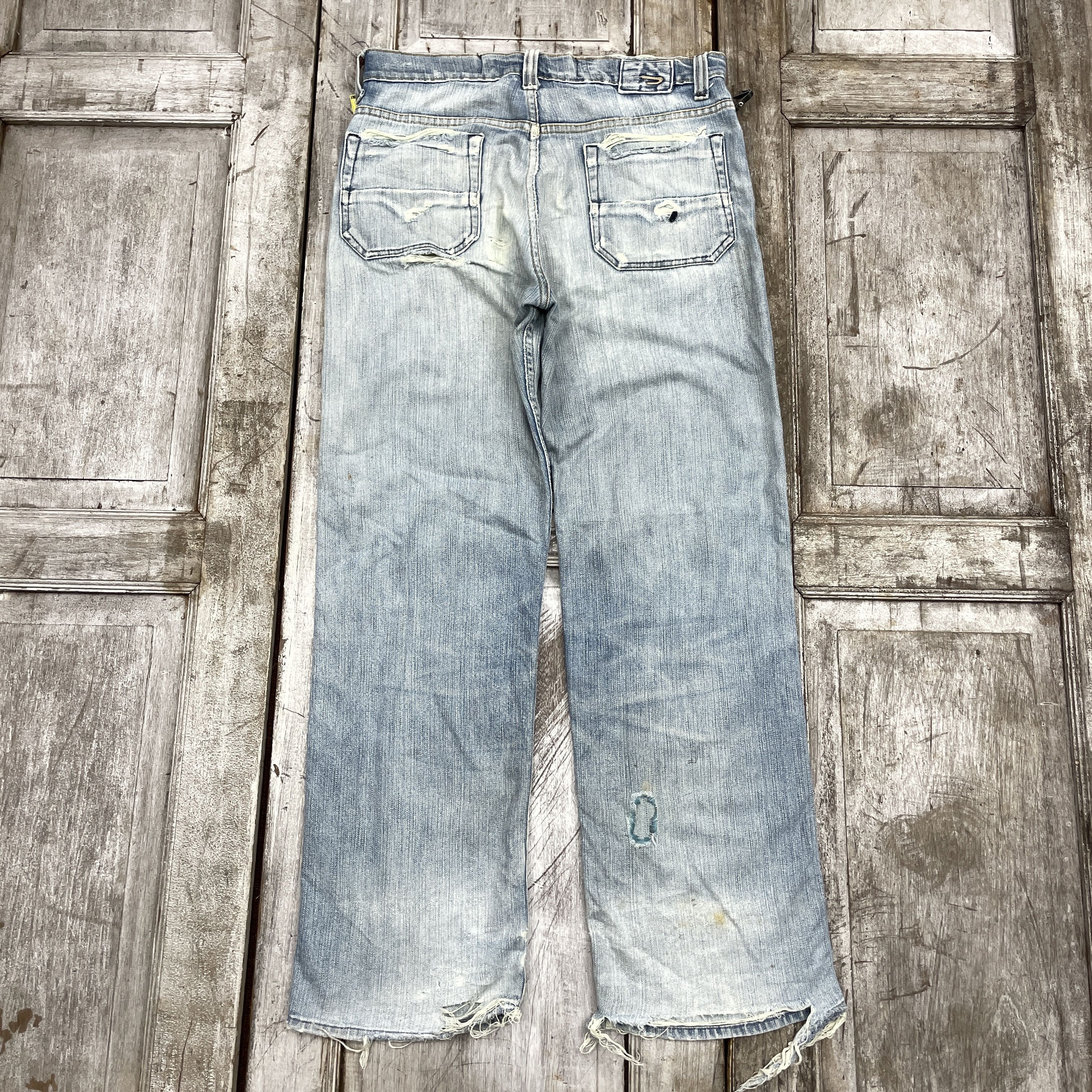 Designer × Diesel × Vintage Vintage Diesel Distressed Punk Style-wc300 Size US 35 - 2 Thumbnail