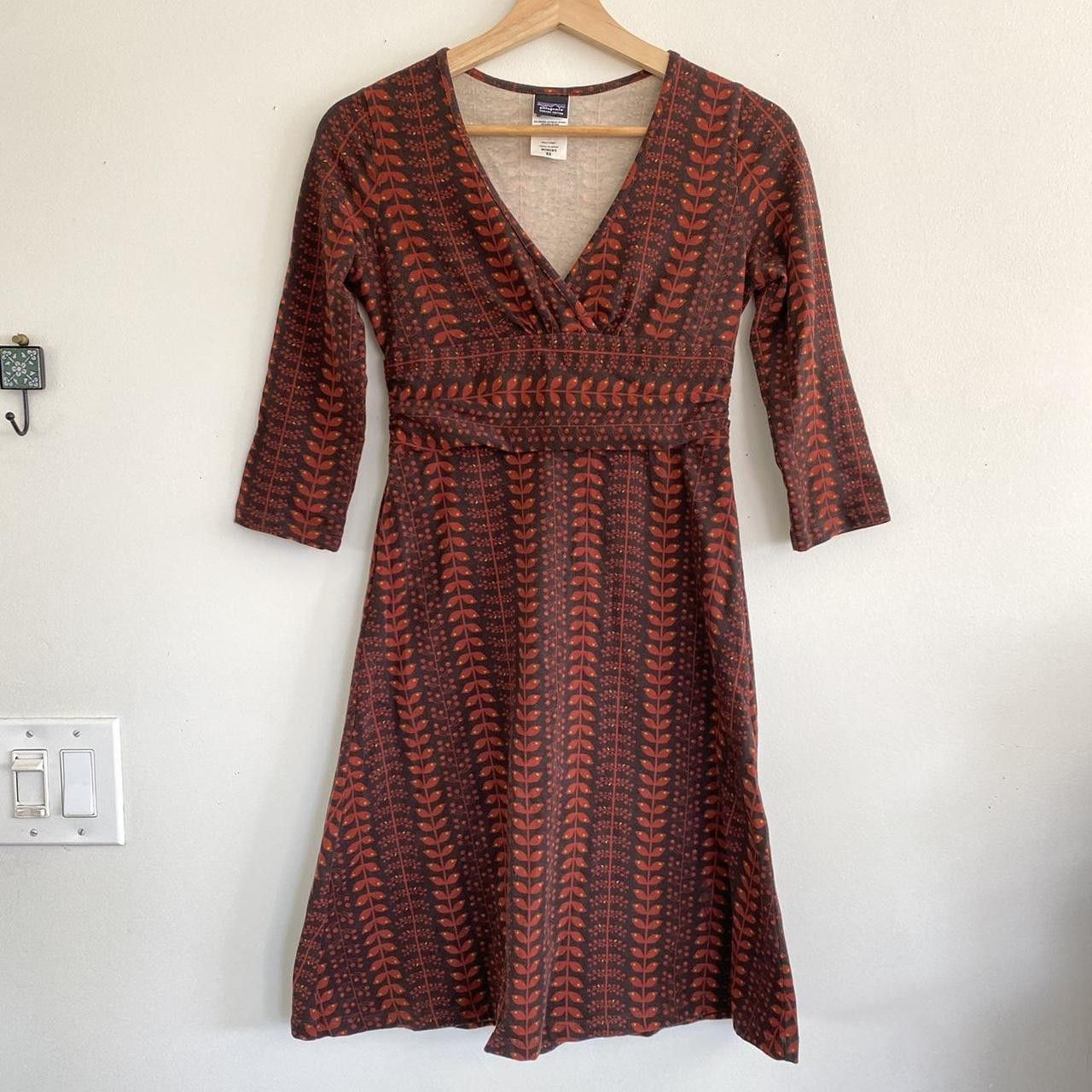 Patagonia PATAGONIA OUTDOOR DRESS WOMENS SIZE XS QUARTER SLEEVE MAROON Size XS / US 0-2 / IT 36-38 - 3 Thumbnail