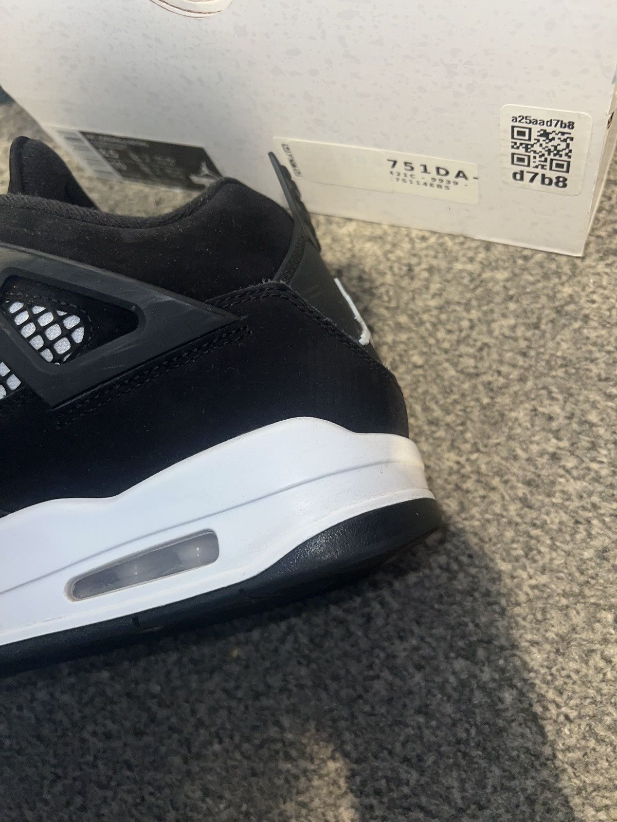 Nike Jordan 4 white thunder Size US 8.5 / EU 41-42 - 14 Thumbnail