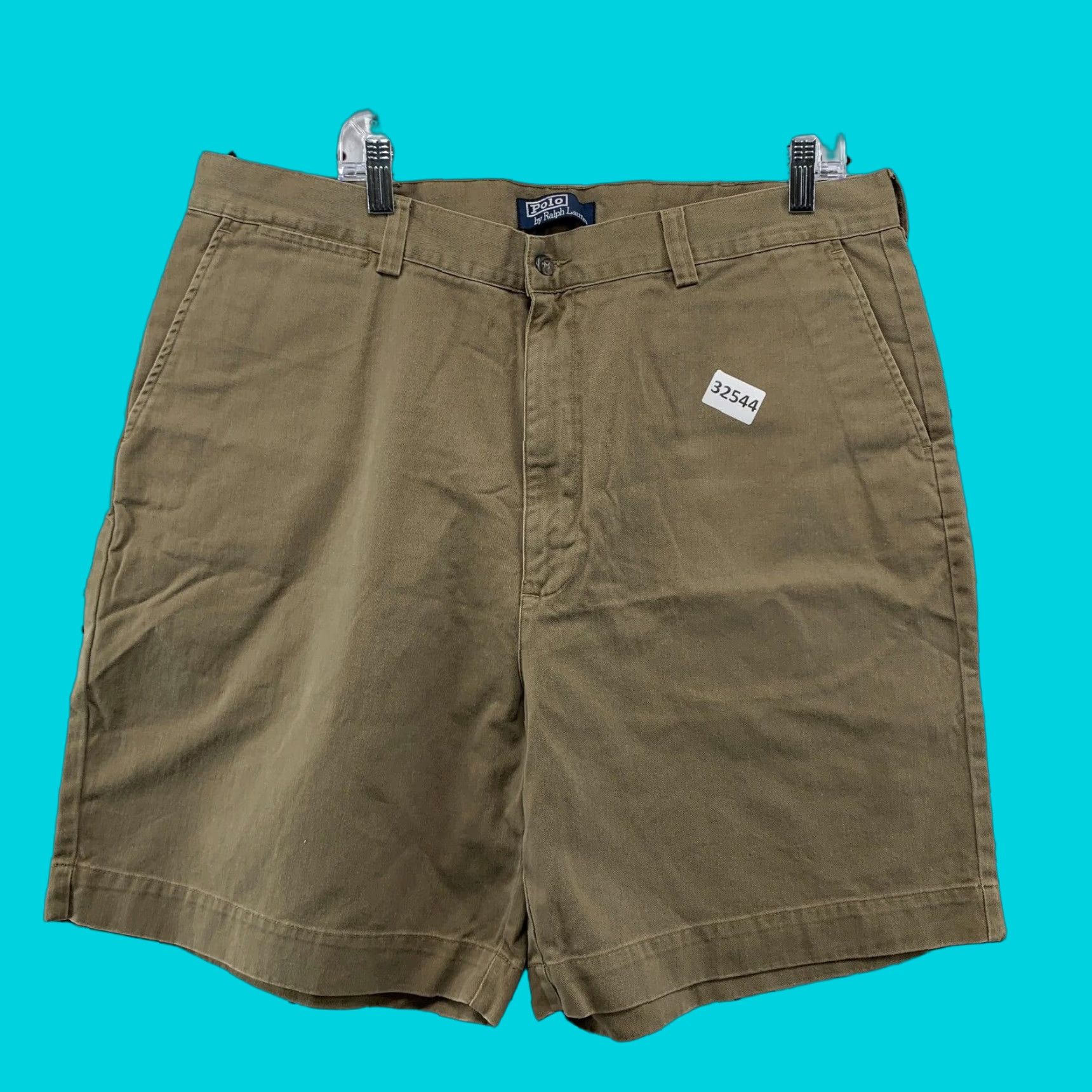 Polo Ralph Lauren VINTAGE Polo Ralph Lauren Chino Shorts Mens 40 Brown Casual Preppy Size US L / EU 52-54 / 3 - 1 Thumbnail