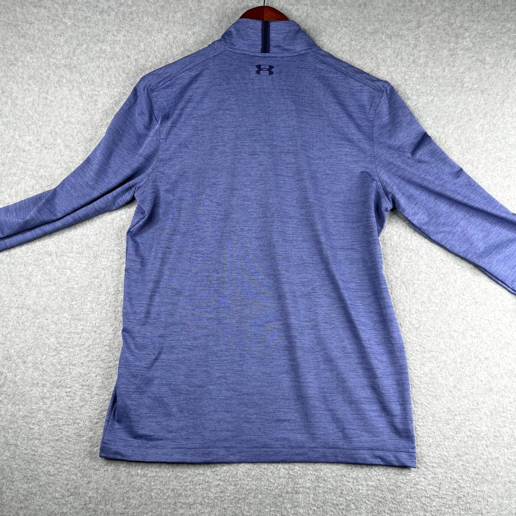 Under Armour Under Armour Golf 1/2 Zip Shirt Small Purple Long Sleeve Mens Size US S / EU 44-46 / 1 - 6 Thumbnail