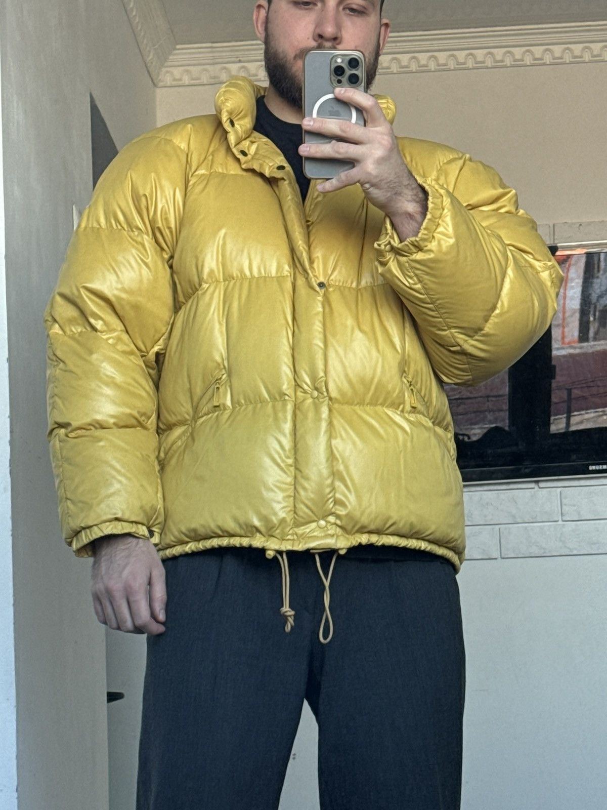 Moncler !Extremely rare Moncler Grenoble yellow puffer jacket Size US XL / EU 56 / 4 - 6 Thumbnail