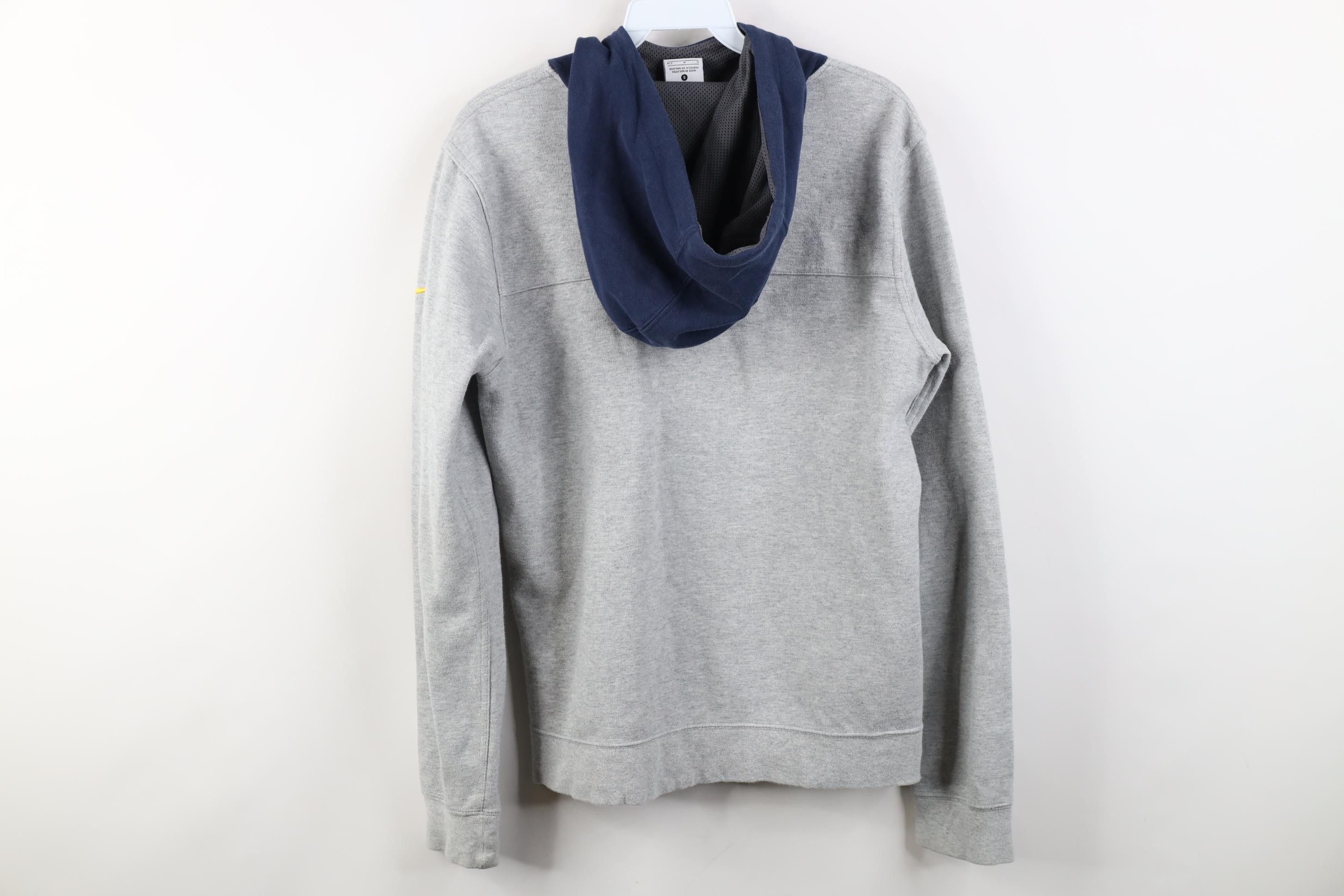 Nike Nike Block M University of Michigan Hoodie Sweatshirt Gray Size US S / EU 44-46 / 1 - 14 Thumbnail