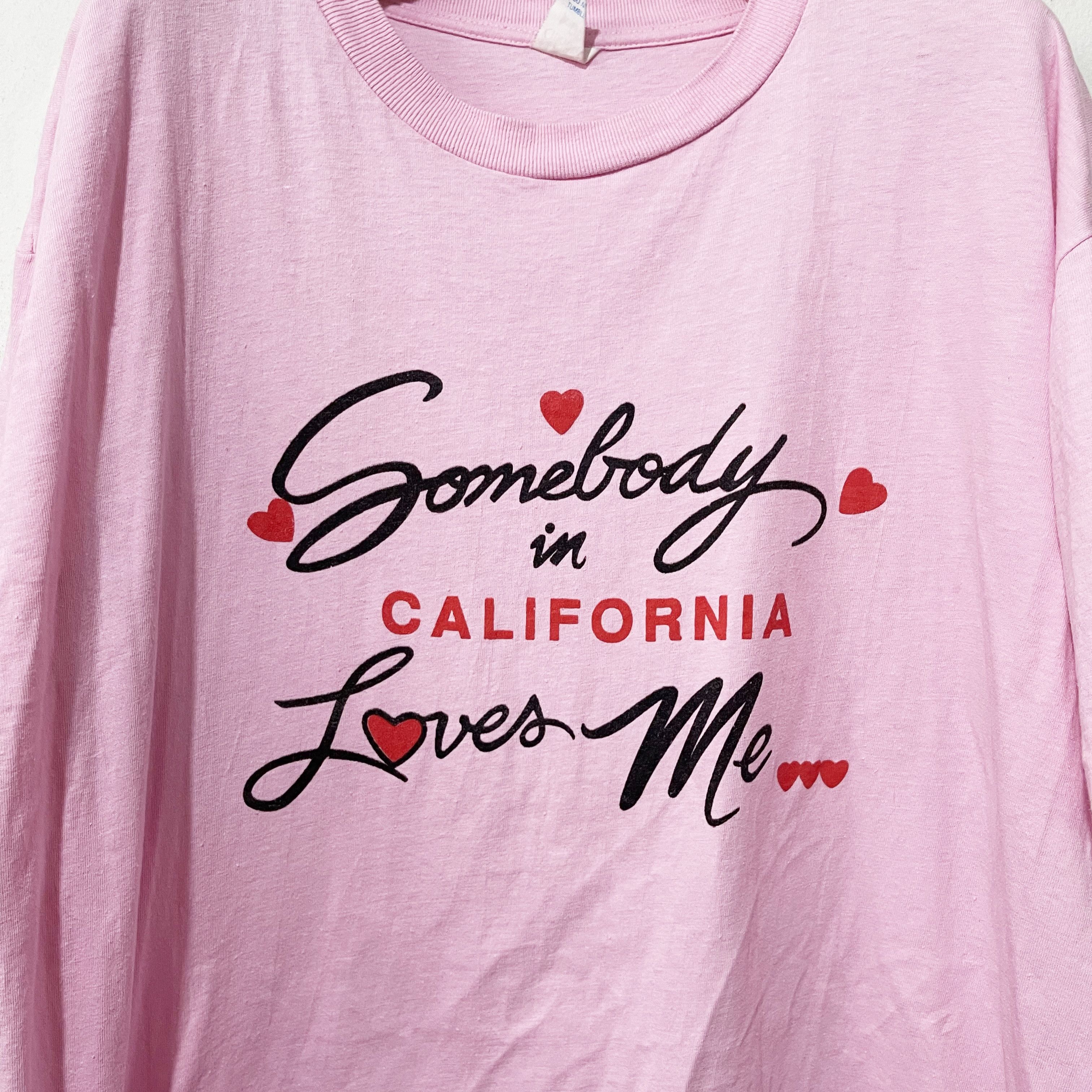Vintage Vintage 90s Somebody in California Loves Me T-Shirt Size US XL / EU 56 / 4 - 2 Thumbnail