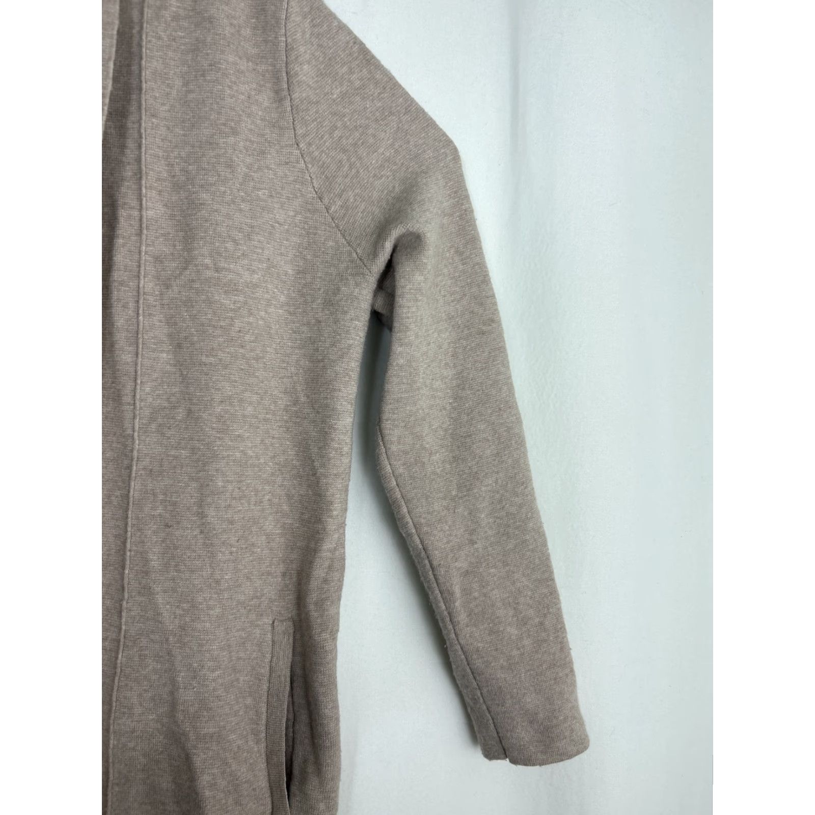 Banana Republic Banana Republic Cardigan Womens Small Open Duster Light Taupe Brown Nylon Polyester Viscose Long Sleeve sweaters Size S / US 4 / IT 40 - 5 Thumbnail