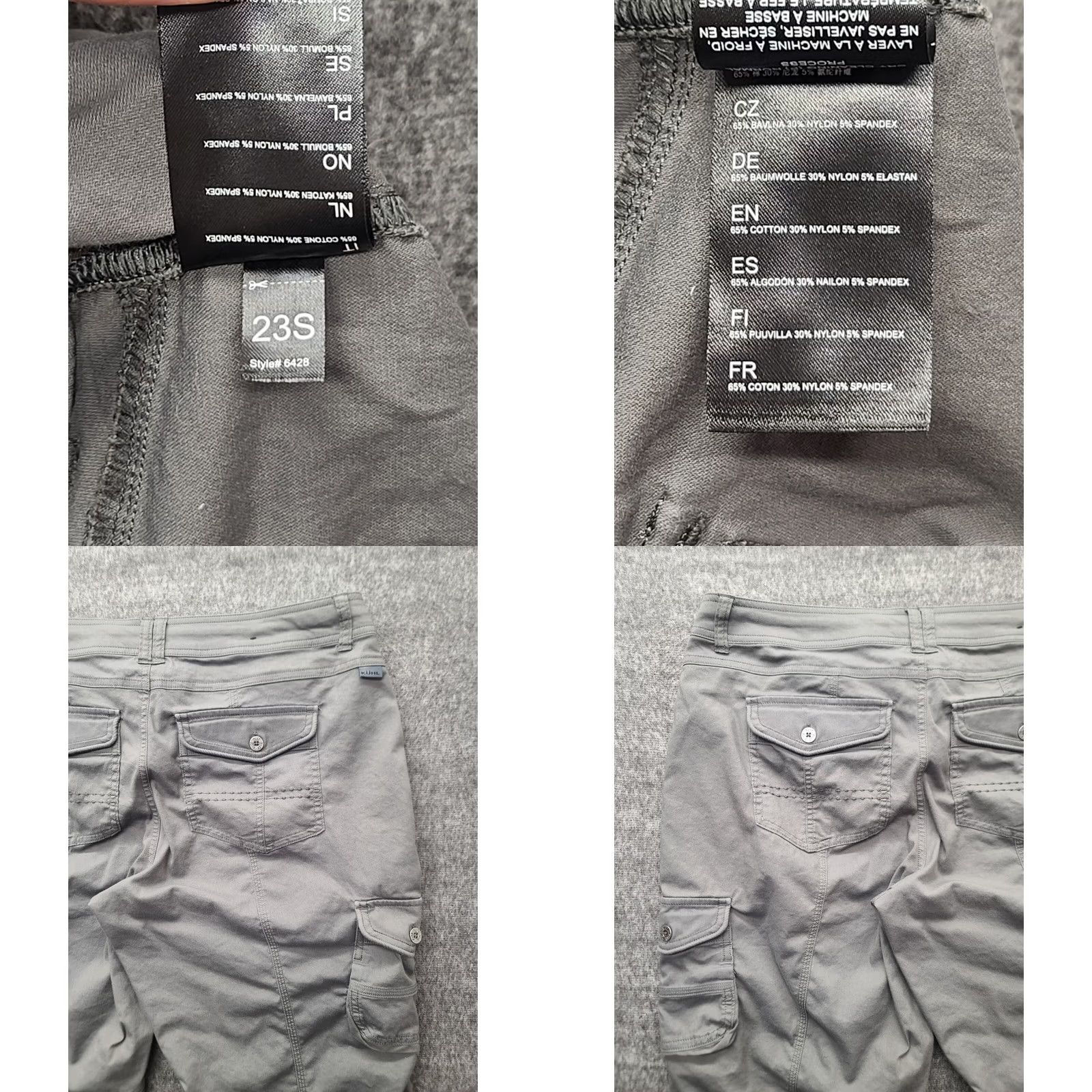 Vintage Kuhl Trekr Kapri Womens 10 Regular Mid Rise Capri Outdoor Pants Size ONE SIZE - 9 Thumbnail