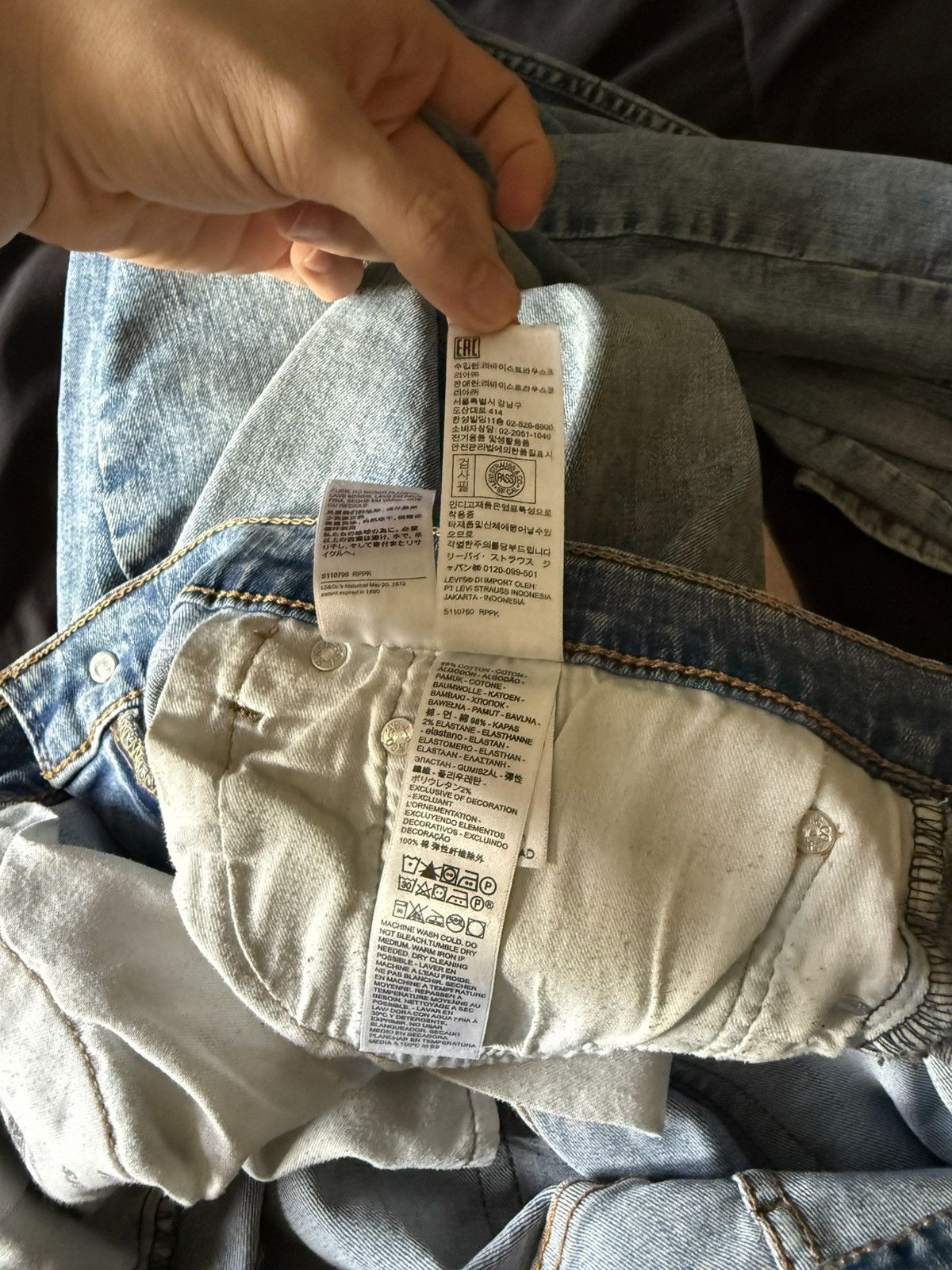 Levi's 511 denim jeans Size US 38 / EU 54 - 4 Thumbnail