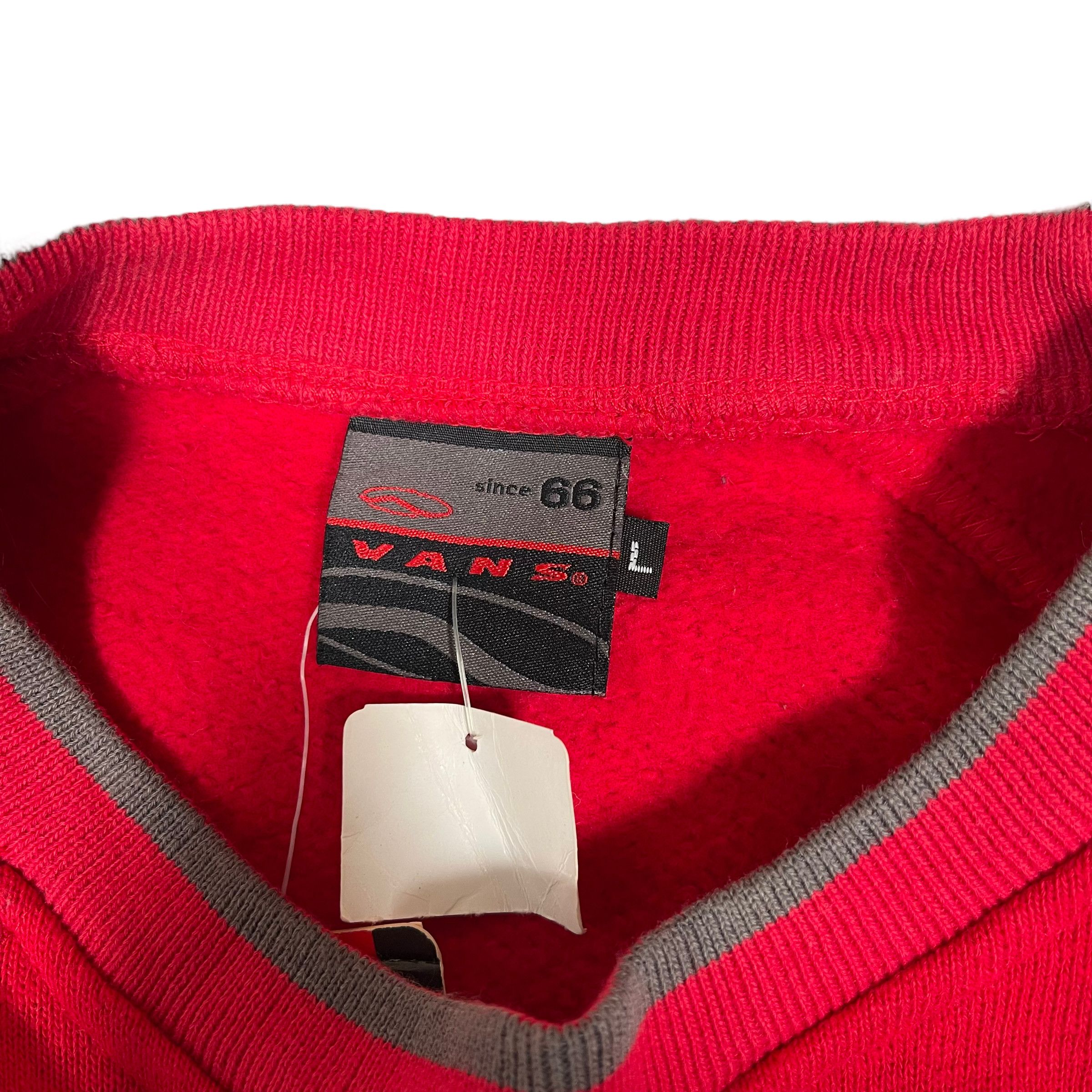Vans × Vintage NOS Vintage 2000s Vans Embroidered Crewneck Sweatshirt Size US L / EU 52-54 / 3 - 7 Thumbnail