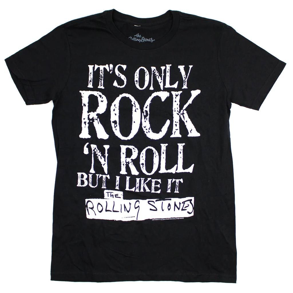 Designer Rolling Stones T-shirt - It's Only Rock n Rock But I like It Size US XS / EU 42 / 0 - 1 Thumbnail