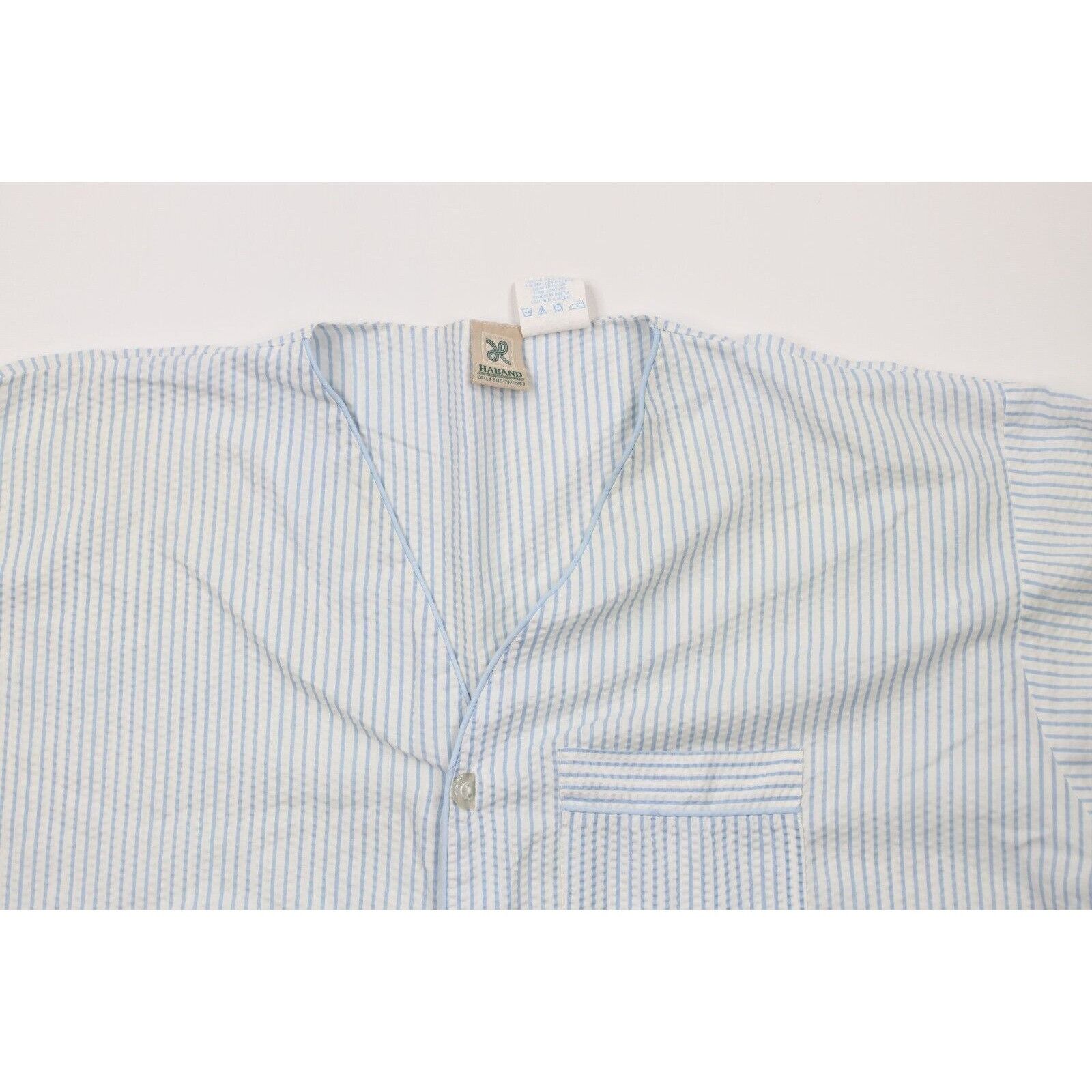 Other Vintage 90s Streetwear Pinstriped Seersucker Pajamas 2XL Size US XXL / EU 58 / 5 - 3 Thumbnail
