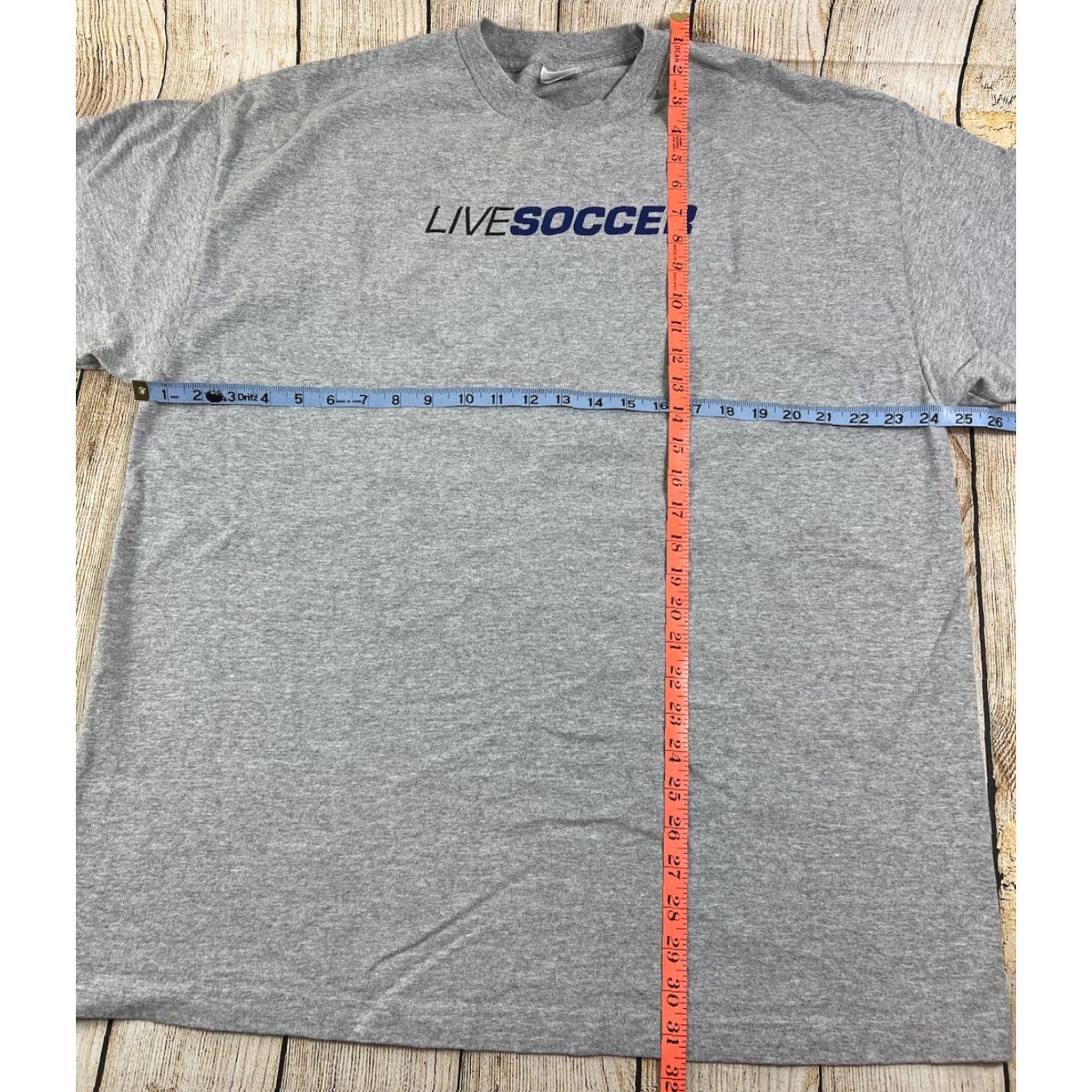 Olive VINTAGE Eastbay Soccer T-Shirt 2XL Men Gray Short Sleeve Sports Shirt Size US XXL / EU 58 / 5 - 6 Thumbnail