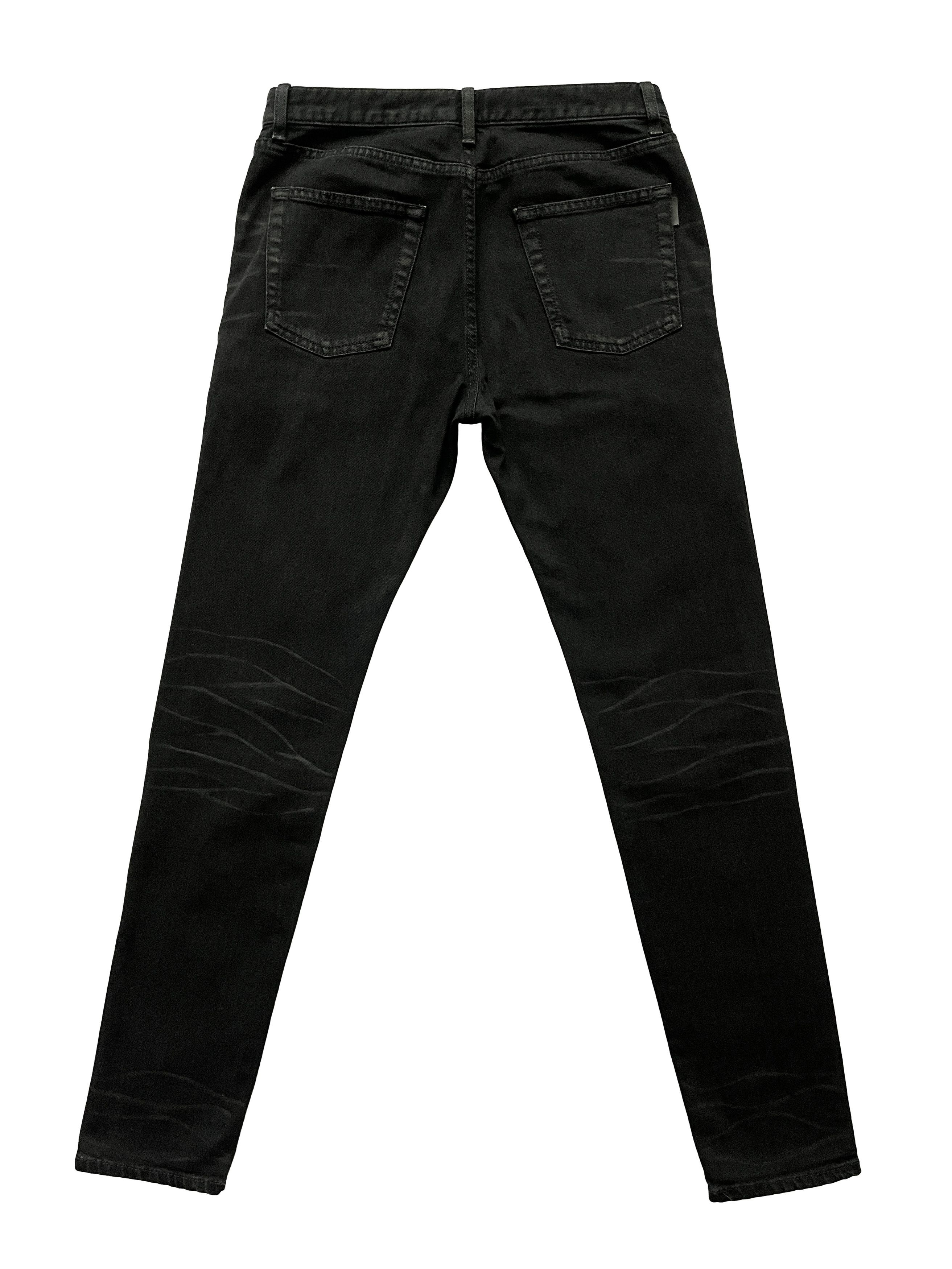 Saint Laurent Paris ⚡️QUICK SALE⚡️2019 Saint Laurent Black D30 Jeans Pants Size 26" / US 2 / IT 38 - 2 Thumbnail