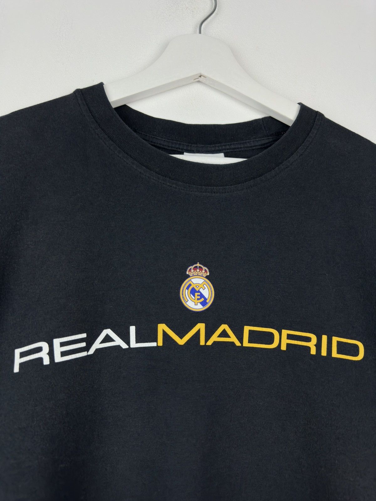 Adidas Vintage Real Madrid Big Logo T Shirt Tee Size US M / EU 48-50 / 2 - 3 Thumbnail