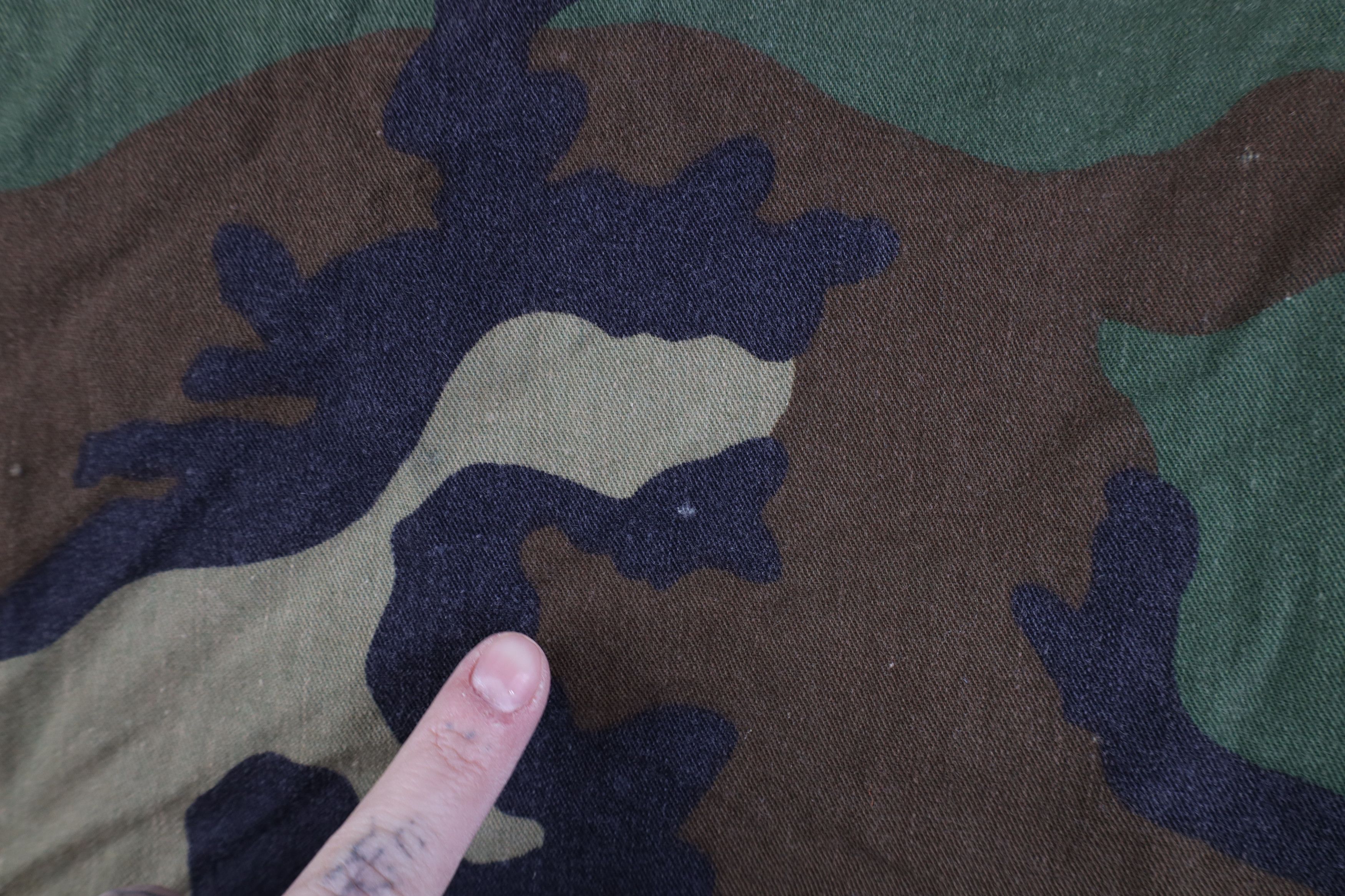 Vintage Vintage 80s USGI Woodland Camouflage Combat Coat Jacket USA Size US M / EU 48-50 / 2 - 12 Thumbnail