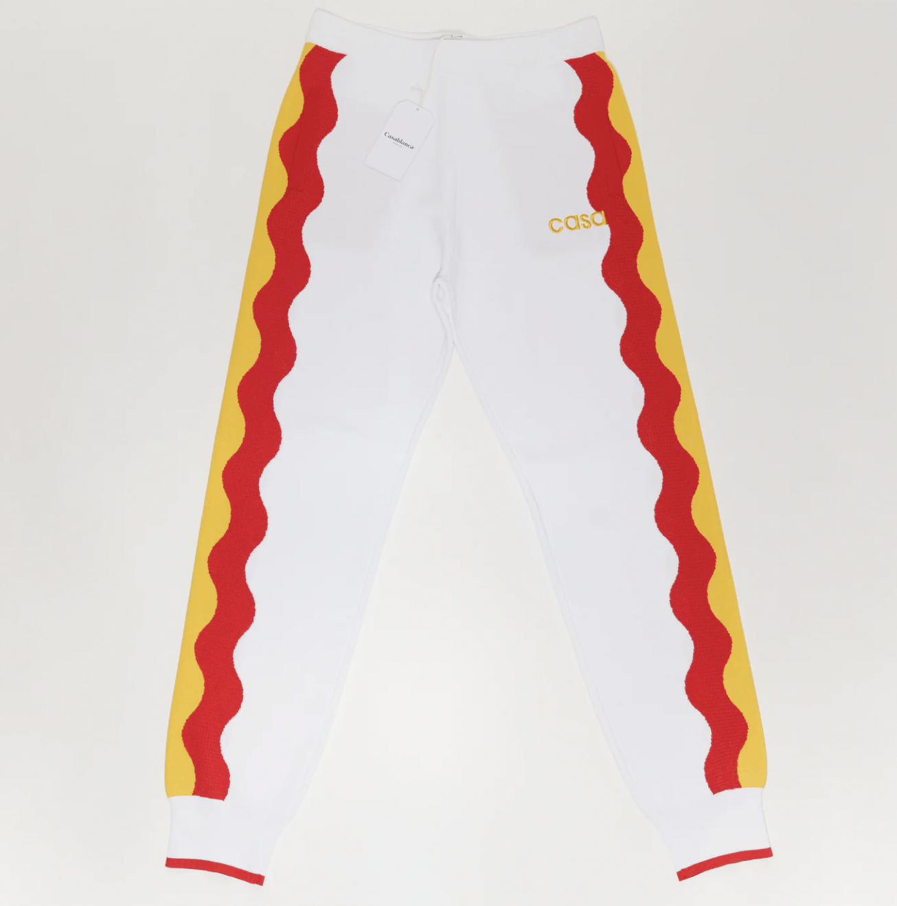 Casablanca CASABLANCA SIDE STRIPE-PRINT TRACK PANTS Size US 34 / EU 50 - 1 Thumbnail