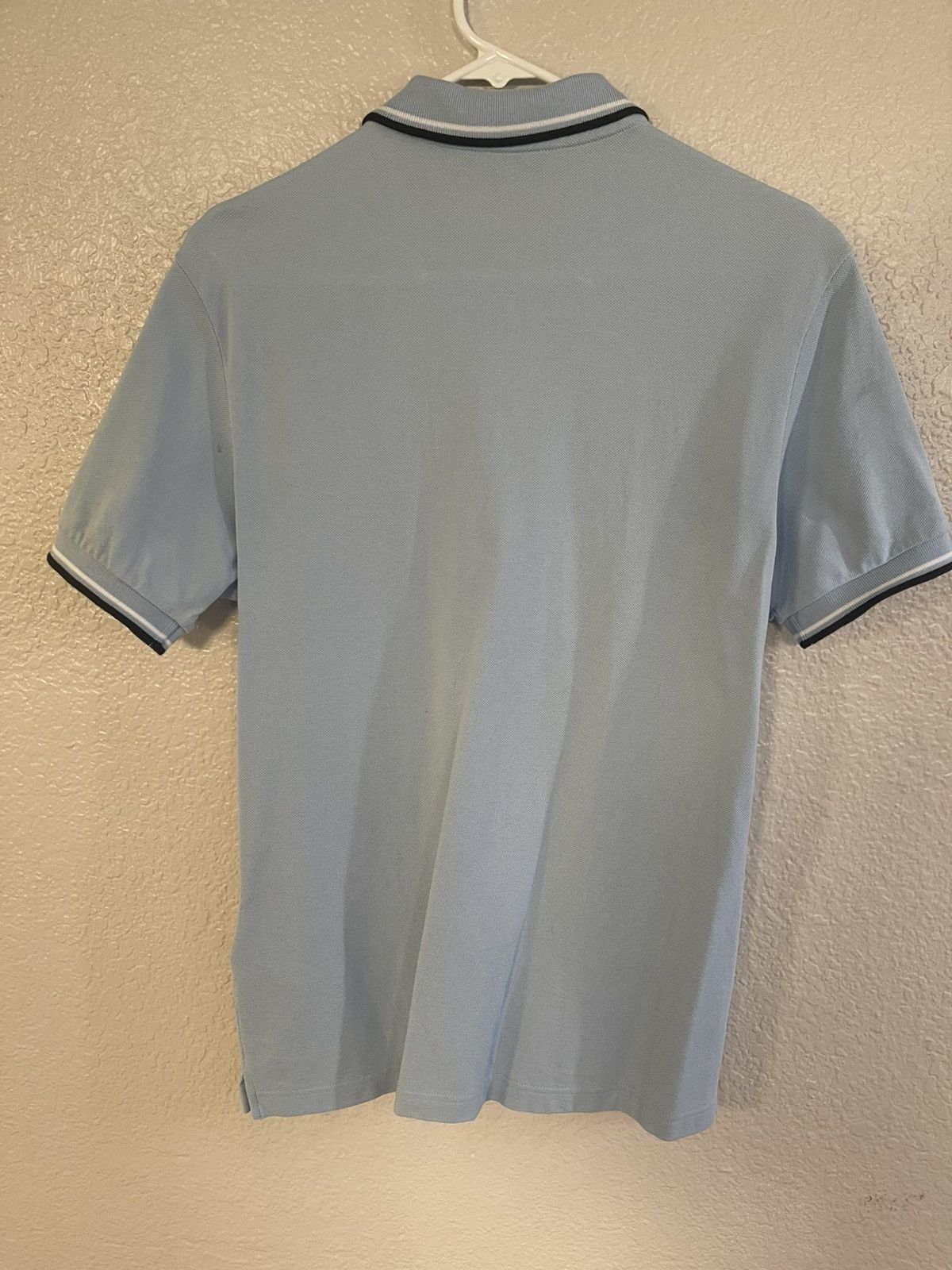 Prada PRADA • Collared polo in blue Size US S / EU 44-46 / 1 - 2 Thumbnail