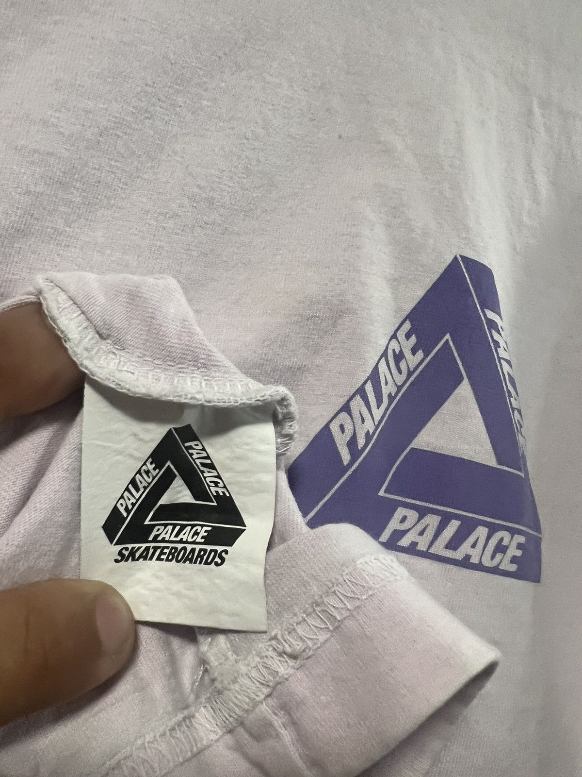 Palace Palace Reacto Tri-Ferg T-Shirt Pink XXL Size US XXL / EU 58 / 5 - 6 Thumbnail