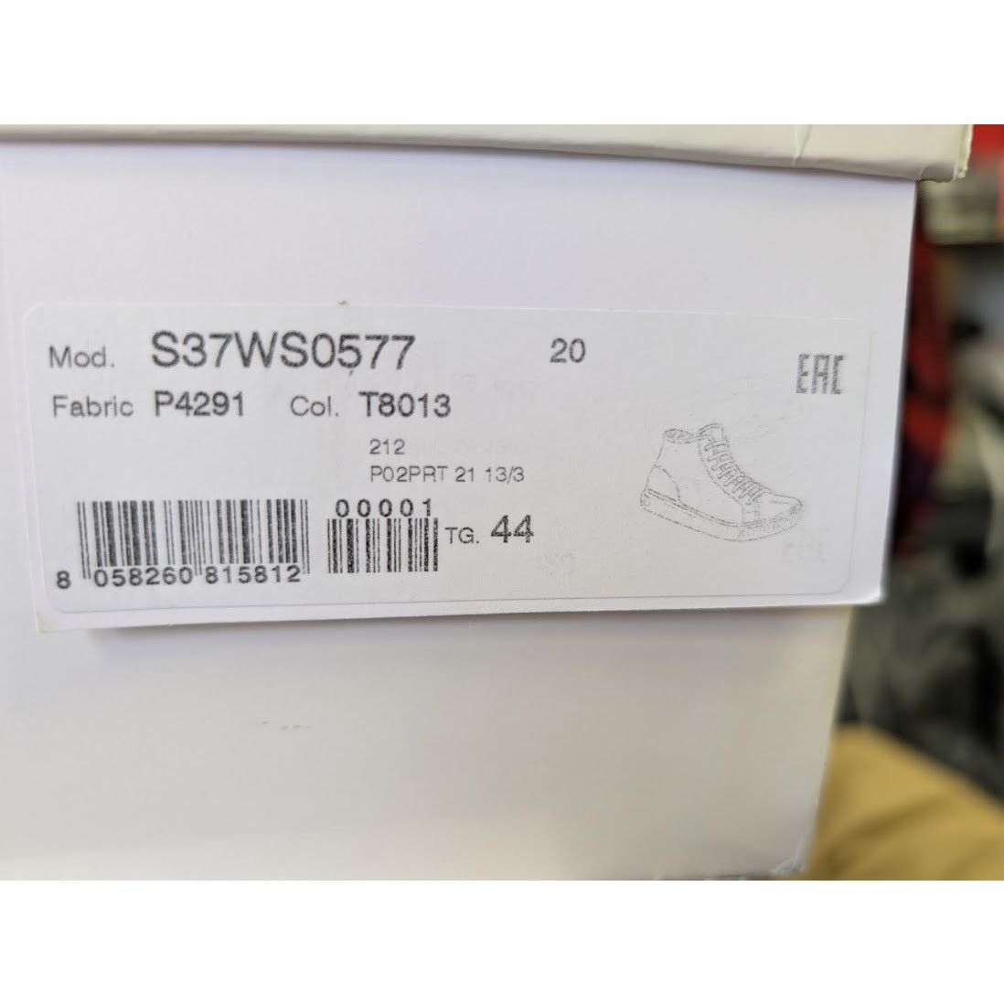 Maison Margiela o1rshd1 Q:2 / Tabi High Top Sneakers in Black/Beige 44 Size US 11 / EU 44 - 21 Thumbnail