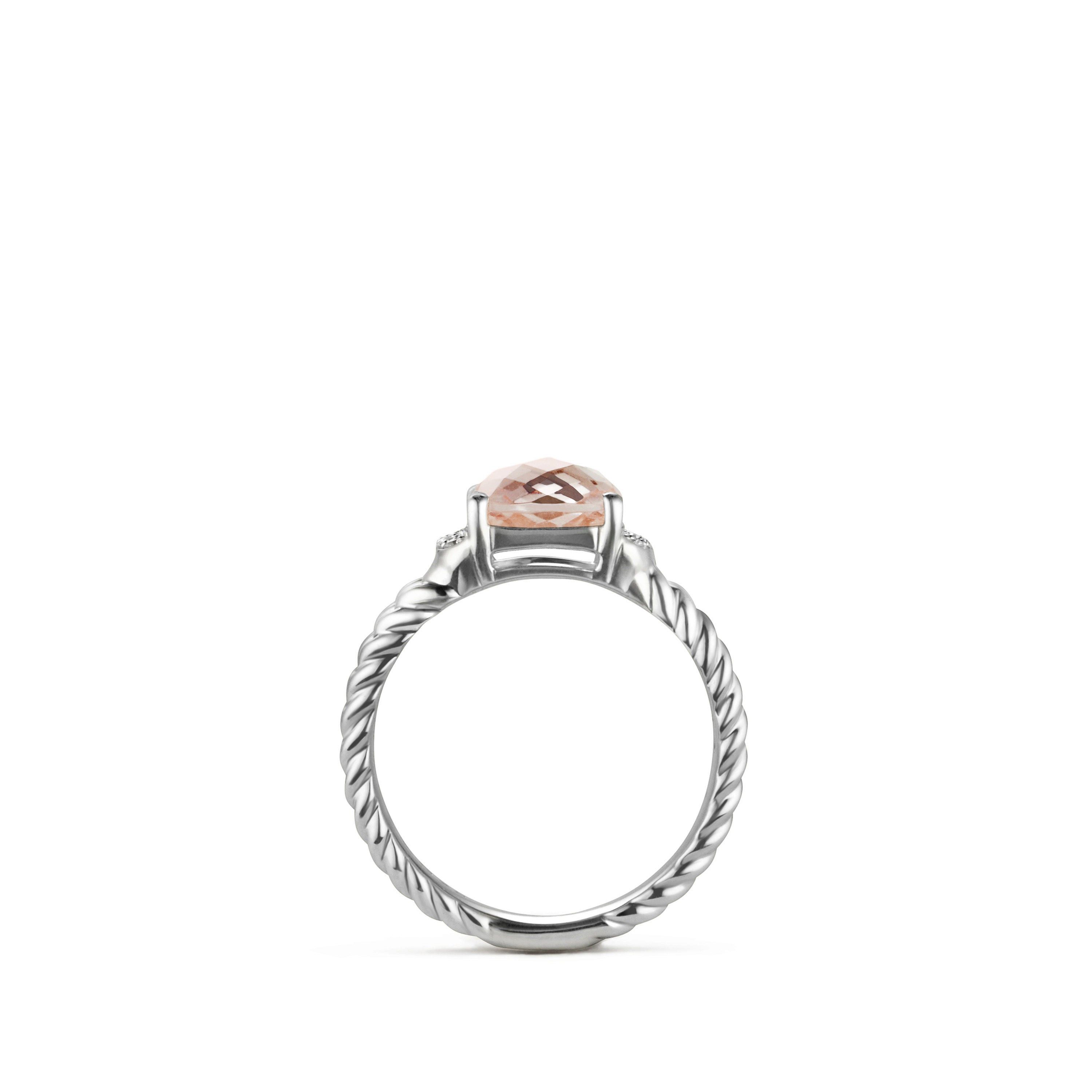 David Yurman o1w1db10526 R11028D Size:8/Petite Ring in Silver Size ONE SIZE - 4 Thumbnail