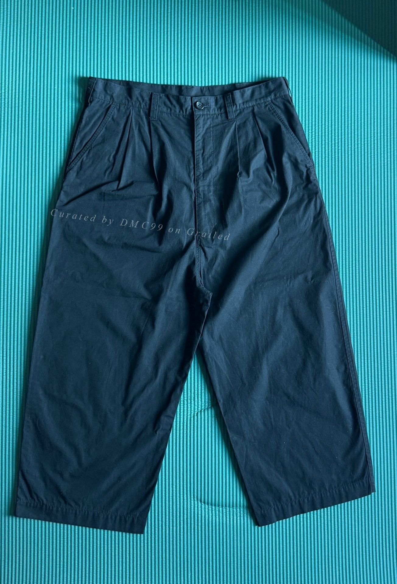 Comme des Garcons COMME des GARÇONS HOMME Double-Pleated Cropped Pants Size US 32 / EU 48 - 1 Thumbnail