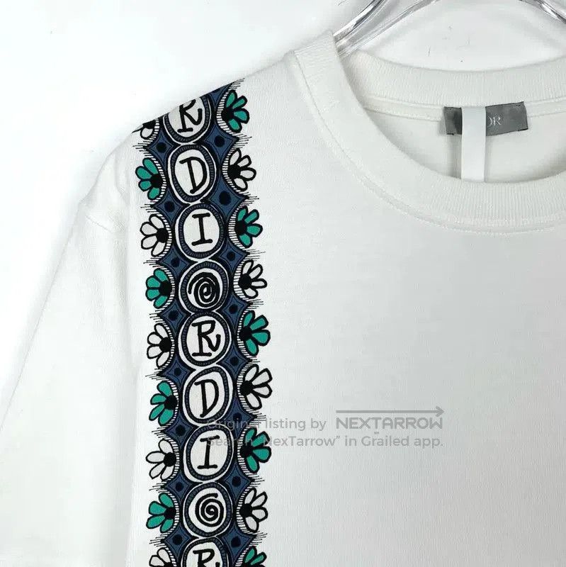 Dior Dior Men's White Cotton T-Shirt . Size US S / EU 44-46 / 1 - 3 Thumbnail