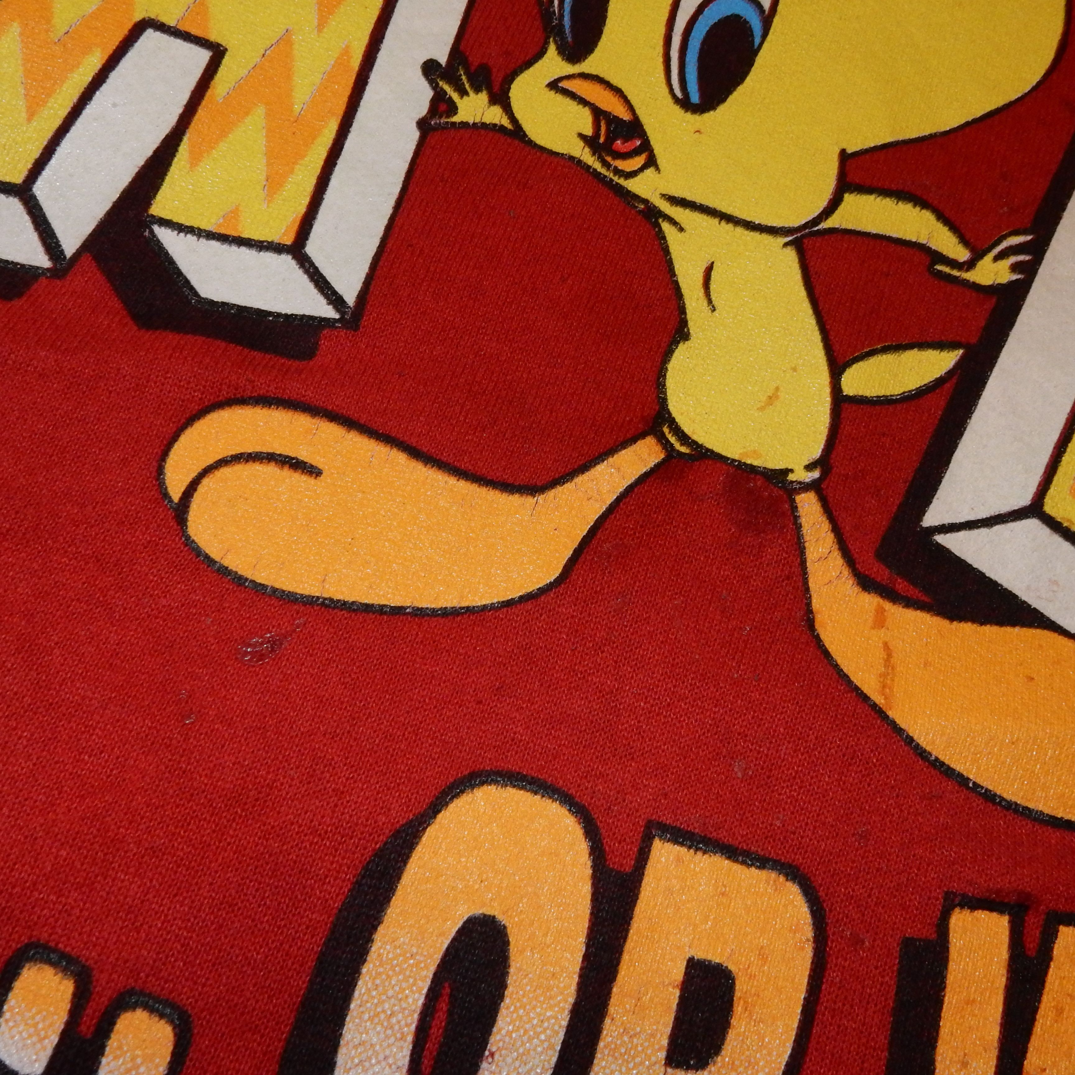 Disney × Jerzees × Vintage Looney tunes vintage red 90's sweatshirt - L Size US L / EU 52-54 / 3 - 9 Thumbnail