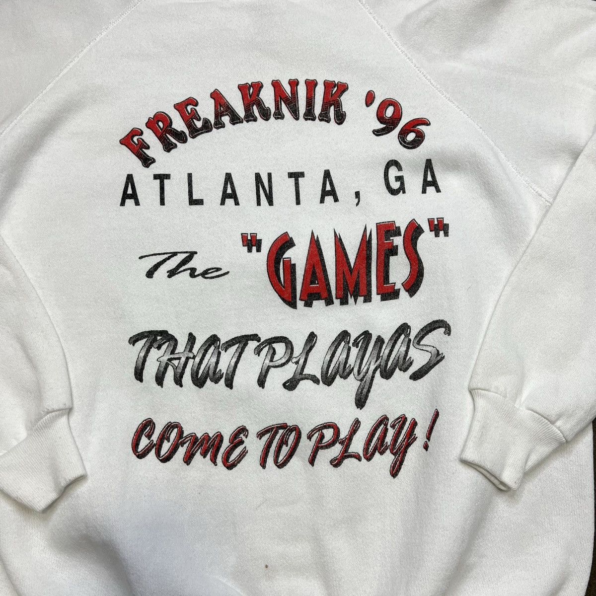 Rap Tees × Vintage Vintage 1996 Freaknik Festival Atlanta Georgia Sweatshirt Size US L / EU 52-54 / 3 - 5 Thumbnail