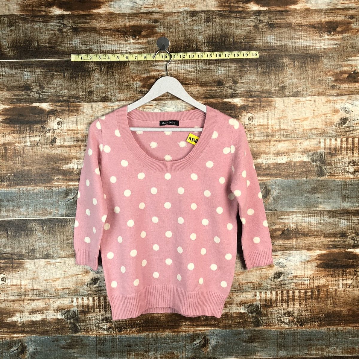 Homespun Knitwear × Japanese Brand Angeliebe Pink Knitwear #A1311 Size S / US 4 / IT 40 - 1 Thumbnail