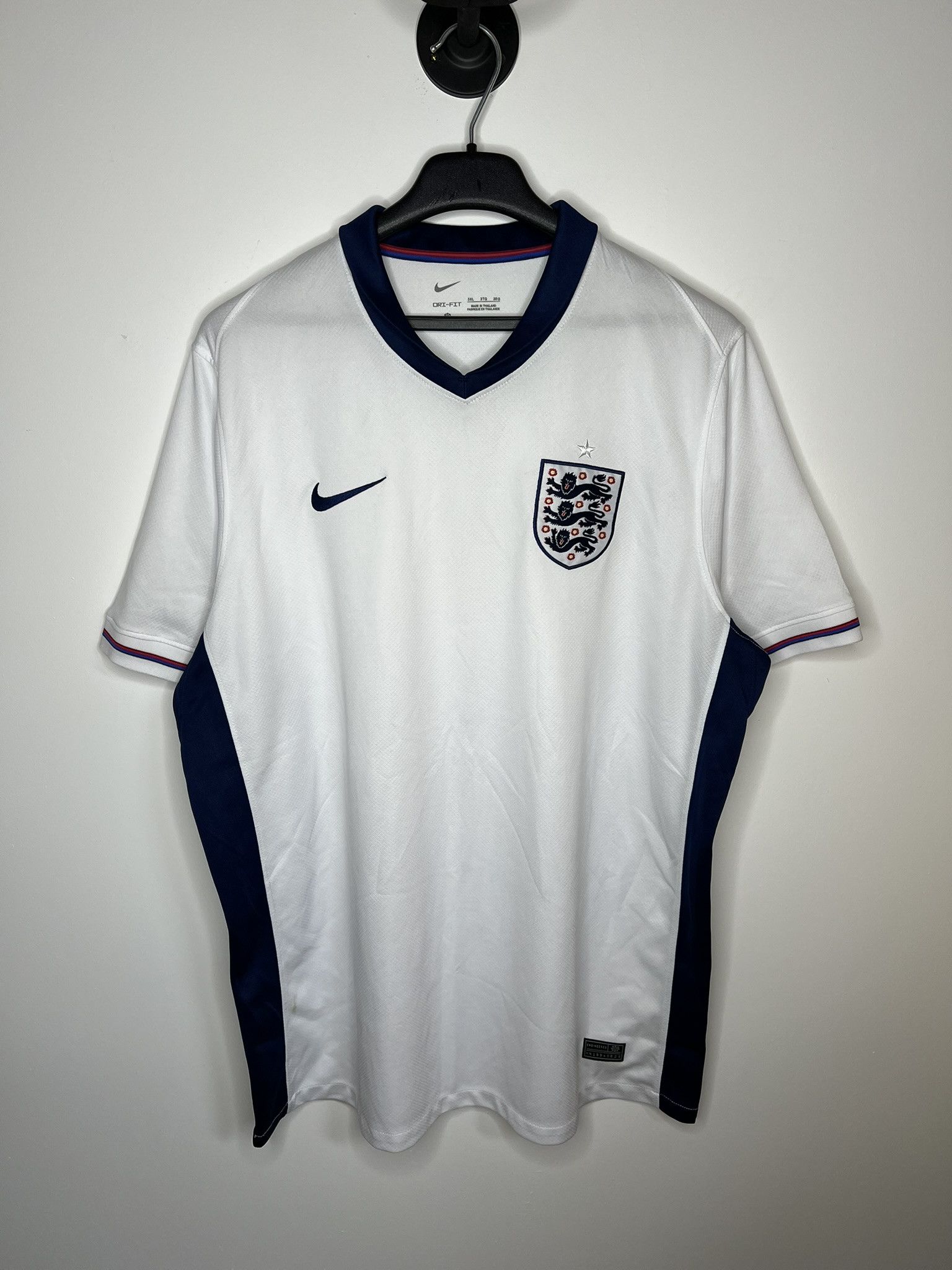 Nike ENGLAND TEAM 2024 2025 HOME FOOTBALL SHIRT SOCCER JERSEY Size US XXL / EU 58 / 5 - 1 Thumbnail