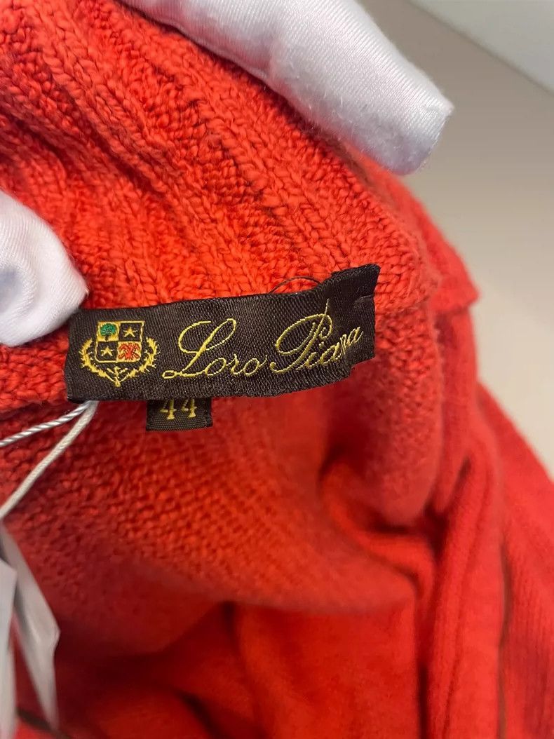 Loro Piana Loro Piana Red Cotton Long Sleeve Jacket Size US L / EU 52-54 / 3 - 2 Thumbnail
