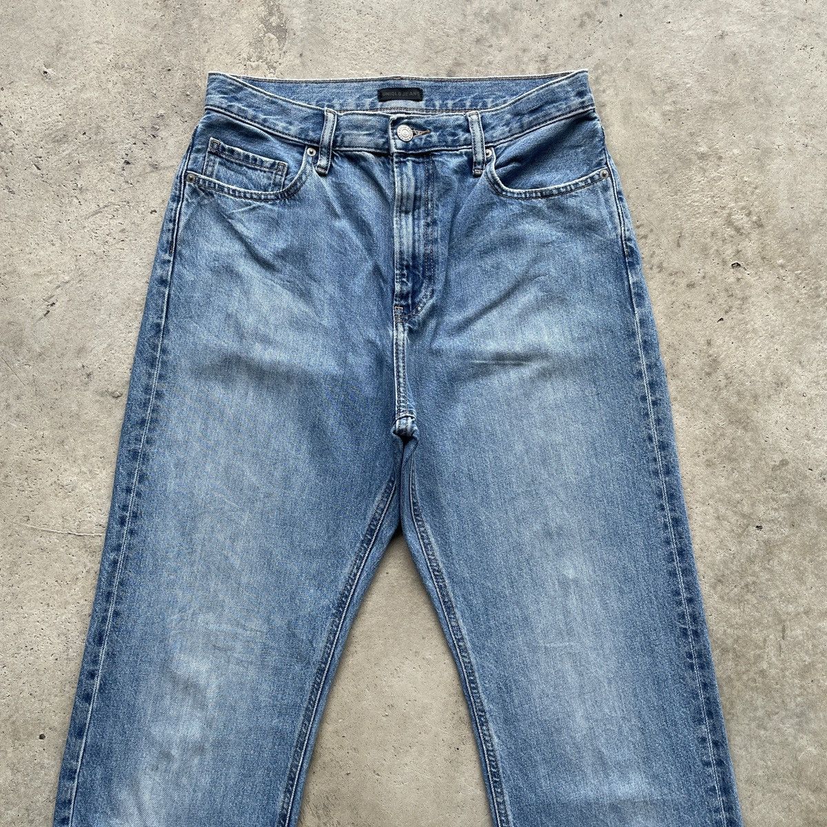 Japanese Brand × Jean Vintage Japanese Distressed Jeans Faded Denim Pants W29 Size US 29 - 3 Thumbnail