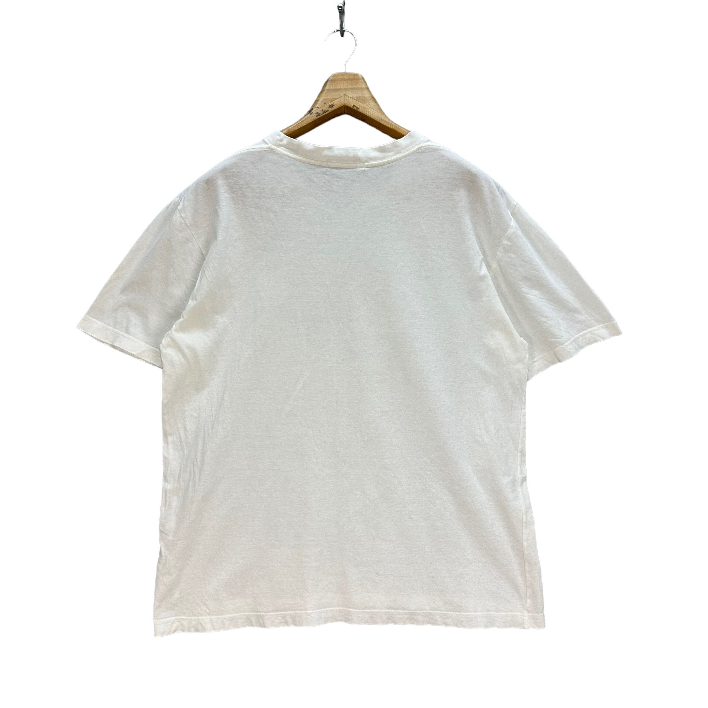 Hiroko Koshino Homme HIROKO KOSHINO HOMME CHEETAH LOGO WHITE TEES #7787-176 Size US L / EU 52-54 / 3 - 10 Thumbnail