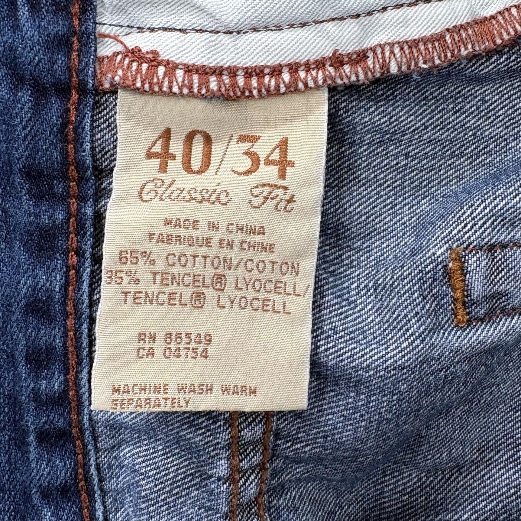 Tommy Bahama Tommy Bahama Jeans Classic Fit Mens 40x30 Denim Blue Medium Wash Straight Casual Size US 40 / EU 56 - 5 Thumbnail